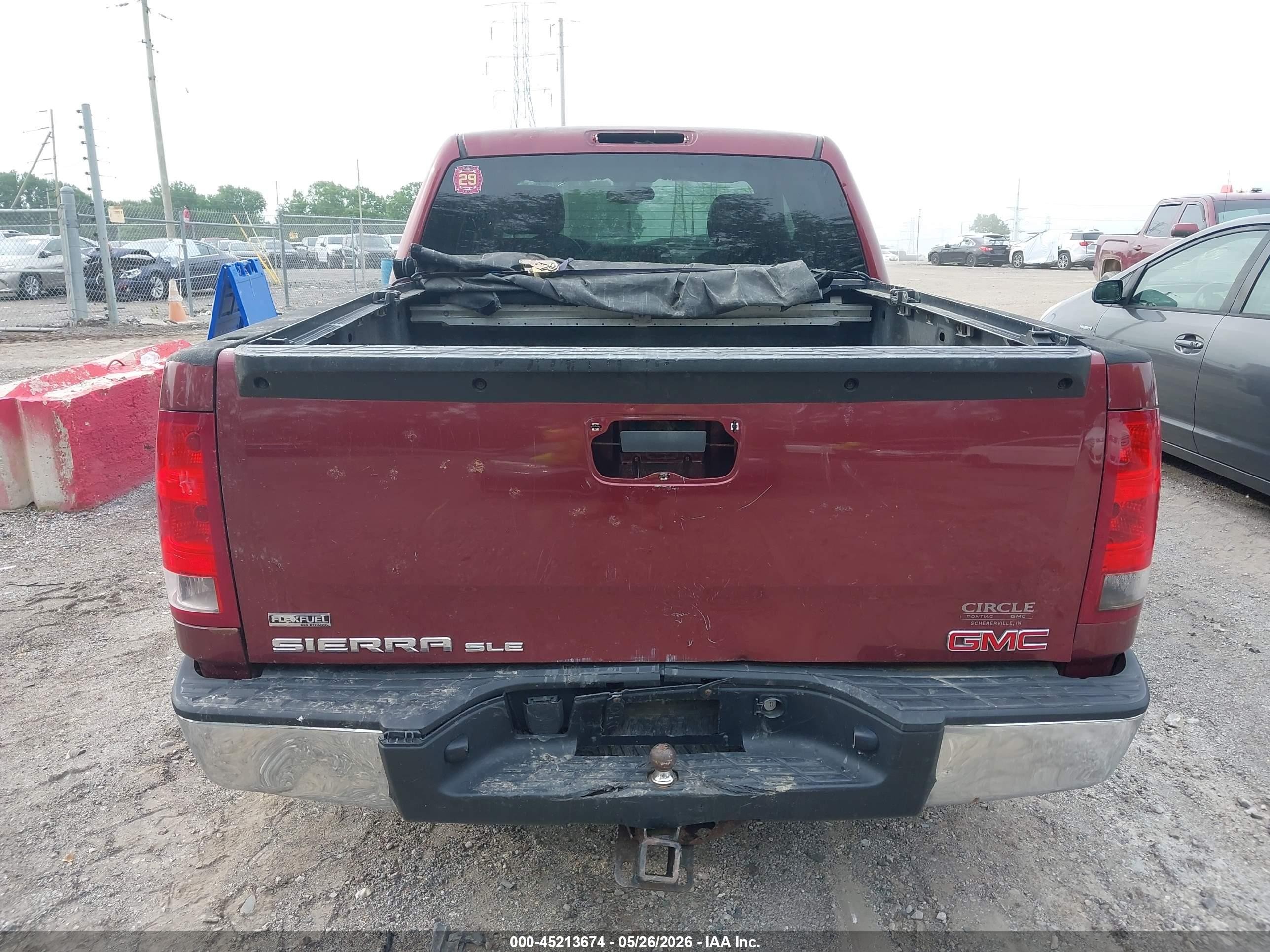 2008 Gmc Sierra 1500 Sle1 Красный vin: 2GTEC130581244354