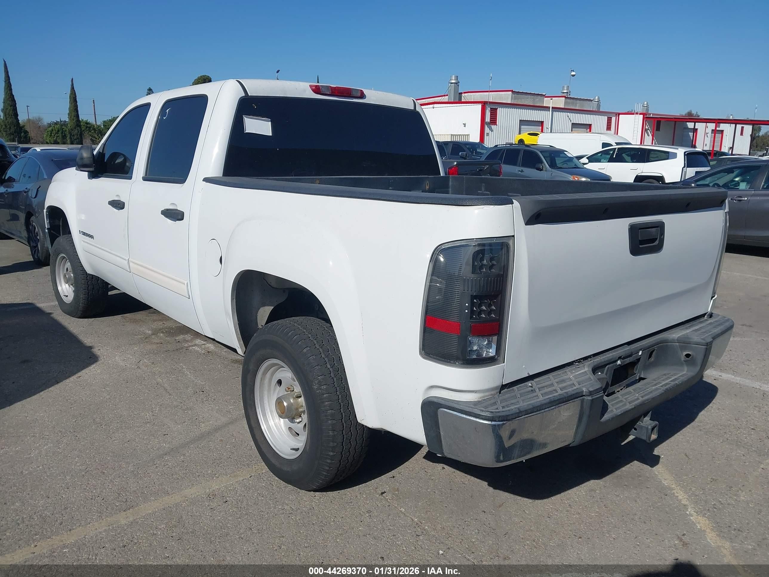 2008 Gmc Sierra 1500 Sl White vin: 2GTEC13C381154761