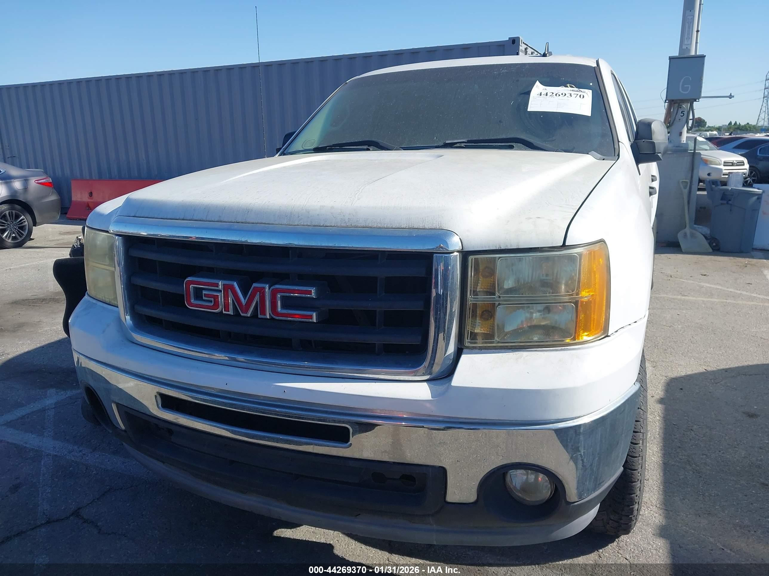2008 Gmc Sierra 1500 Sl White vin: 2GTEC13C381154761