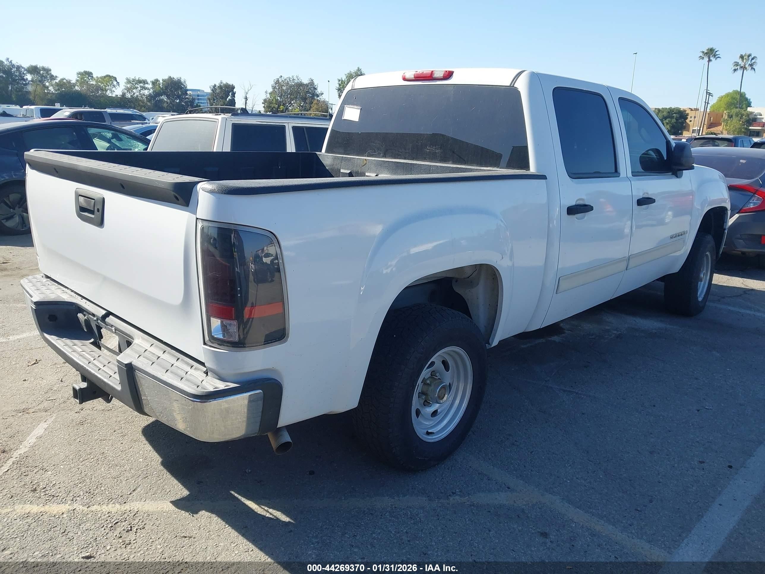 2008 Gmc Sierra 1500 Sl White vin: 2GTEC13C381154761