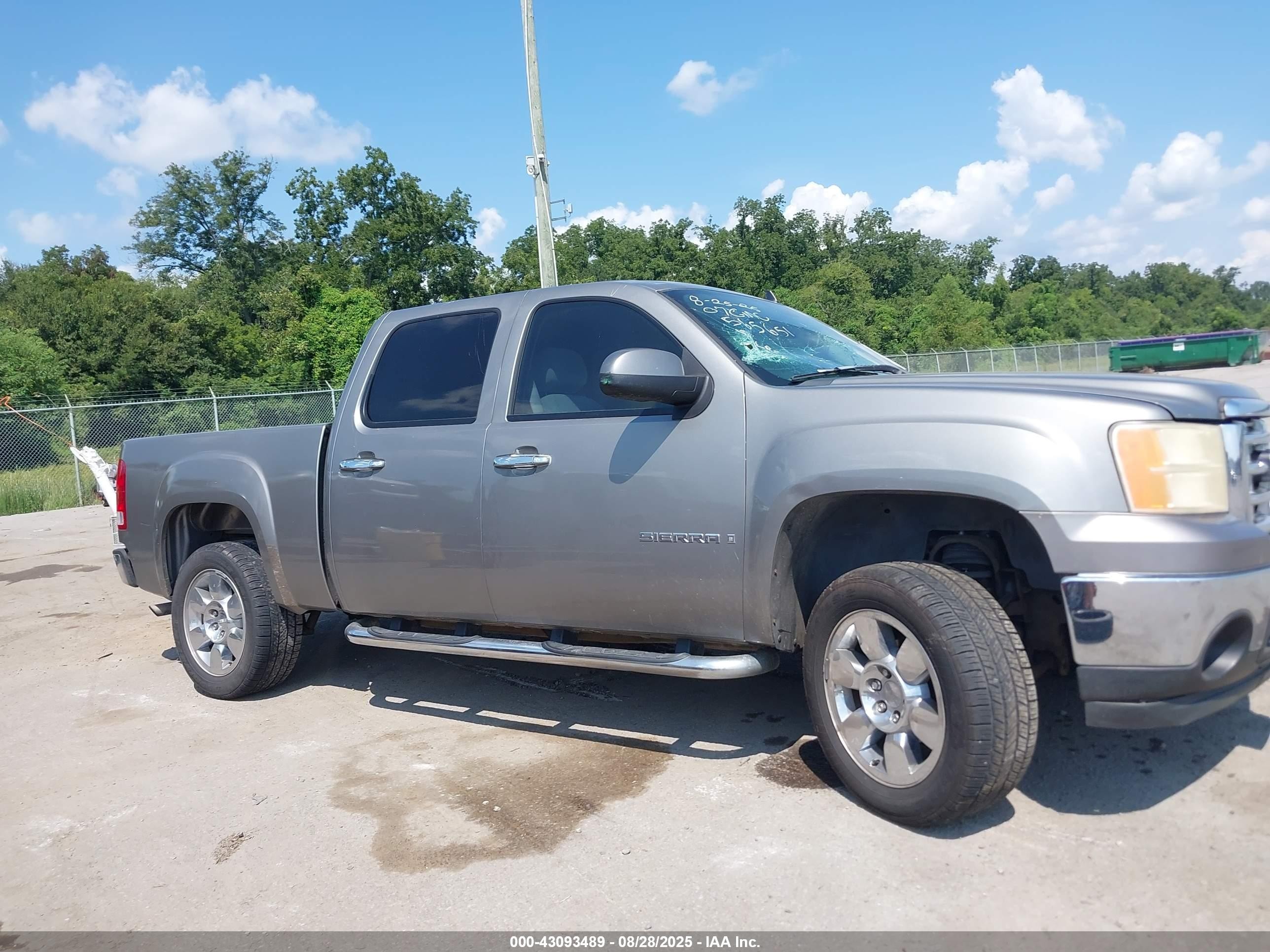 2007 Gmc Sierra 1500 Sle1 Gray vin: 2GTEC13C471565651