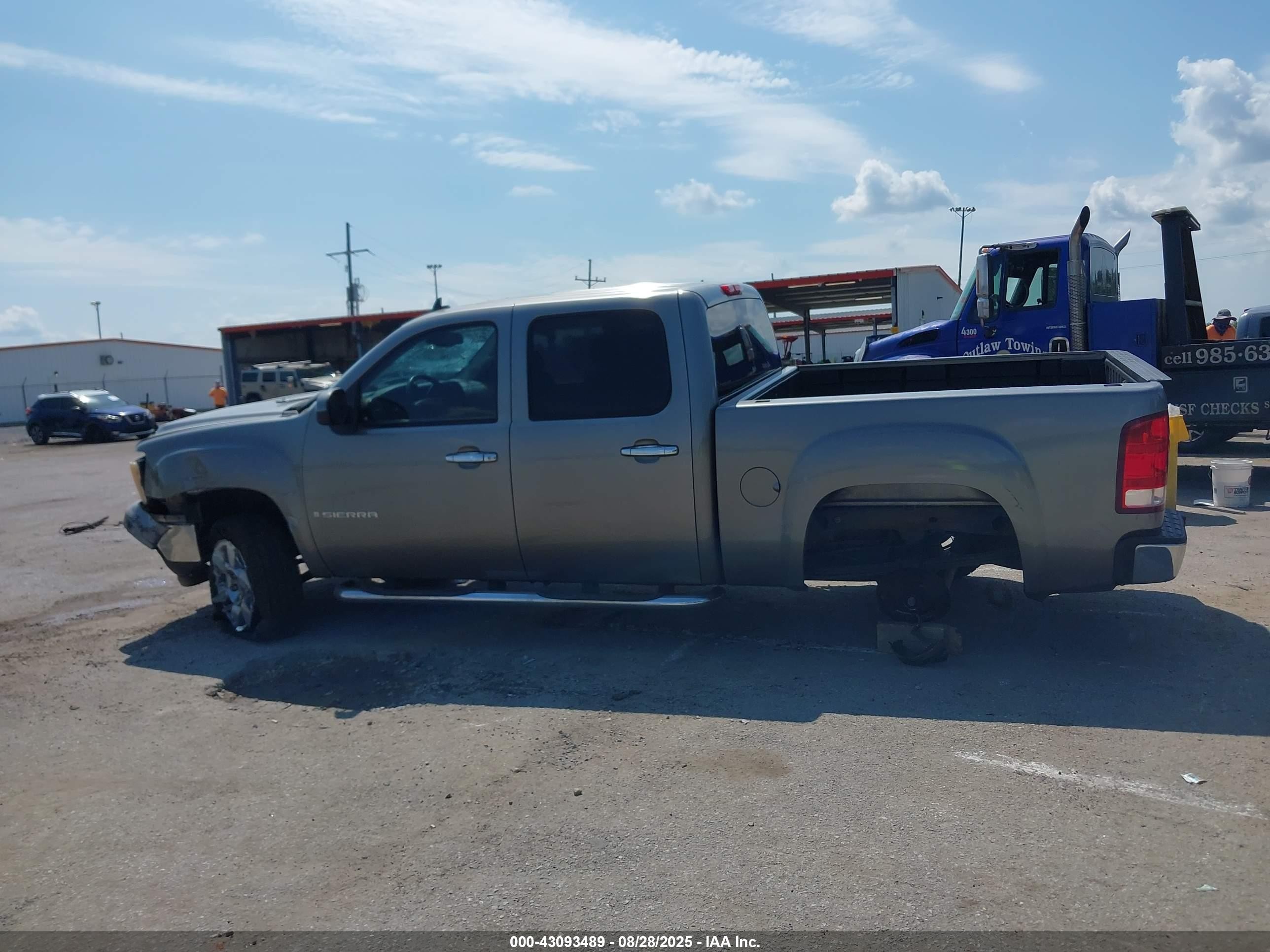2007 Gmc Sierra 1500 Sle1 Gray vin: 2GTEC13C471565651