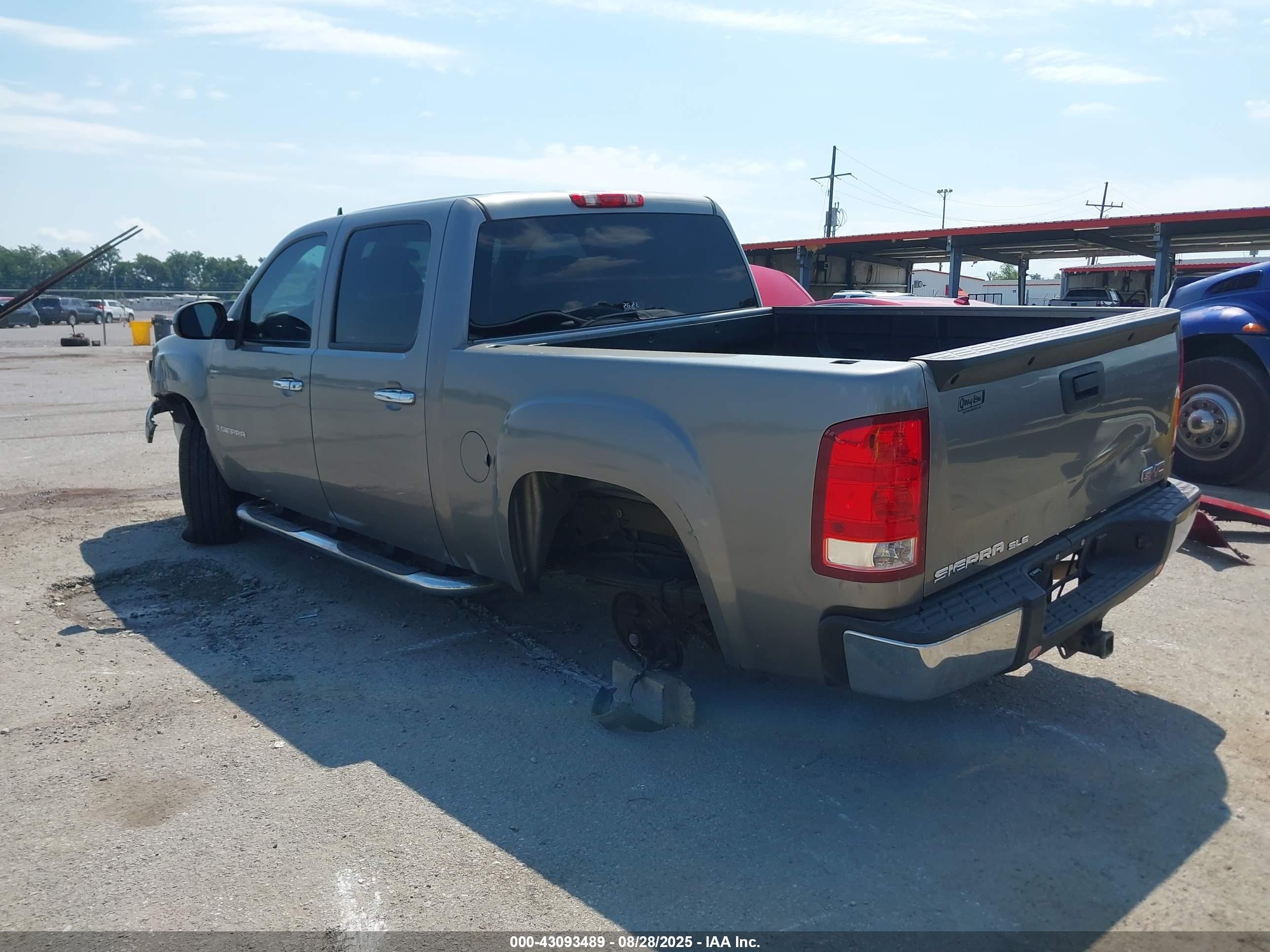 2007 Gmc Sierra 1500 Sle1 Gray vin: 2GTEC13C471565651