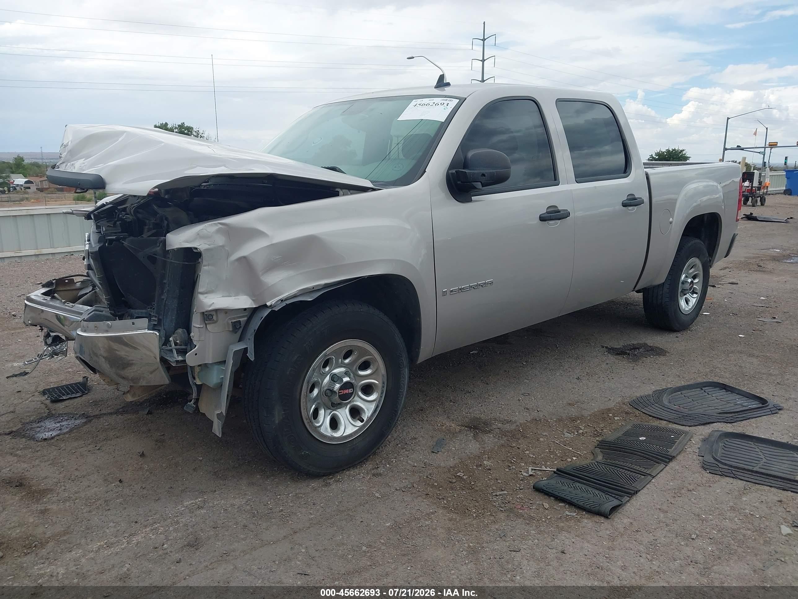 2007 Gmc Sierra 1500 Work Truck Black vin: 2GTEC13C671530304