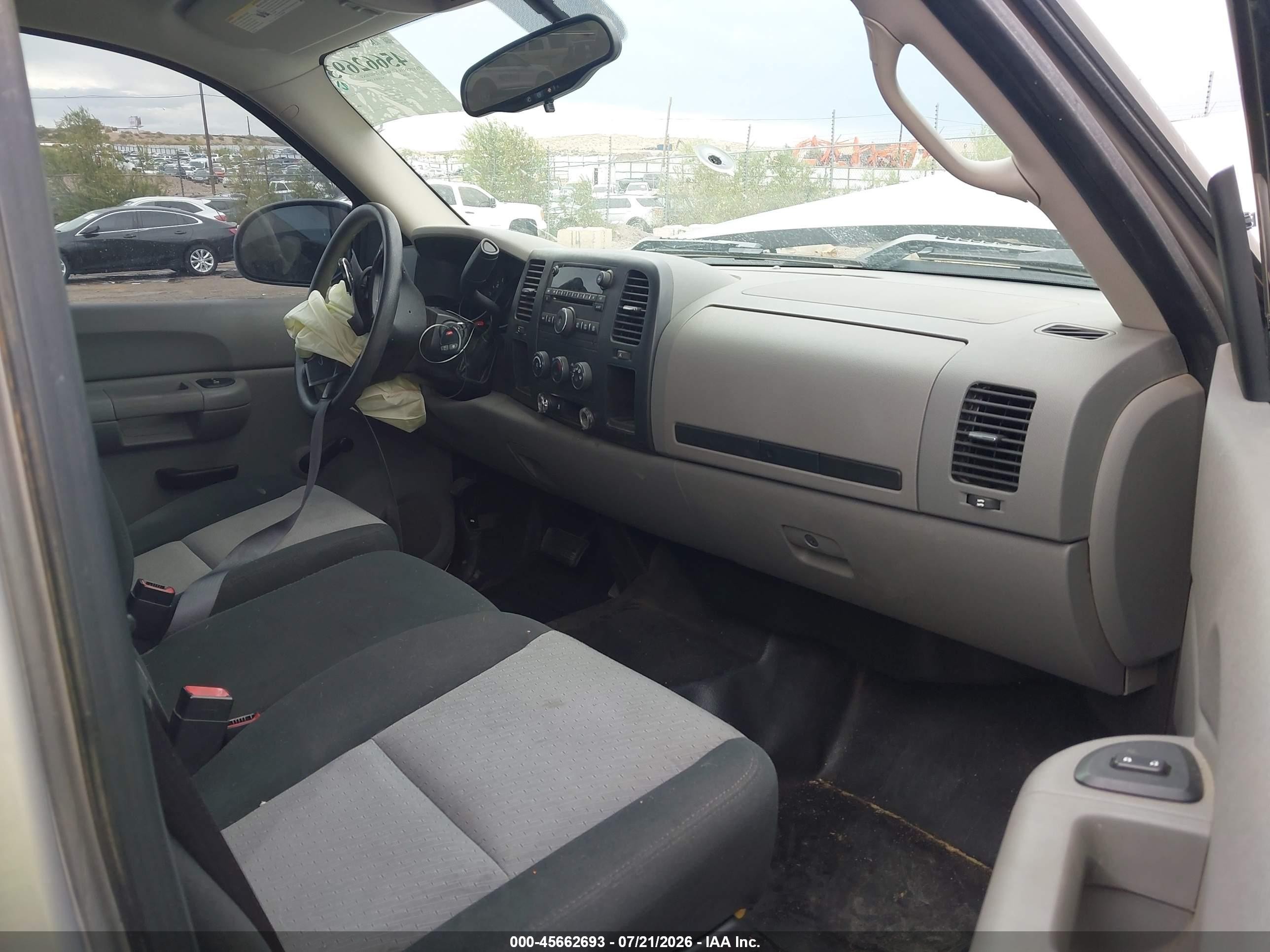 2007 Gmc Sierra 1500 Work Truck Black vin: 2GTEC13C671530304