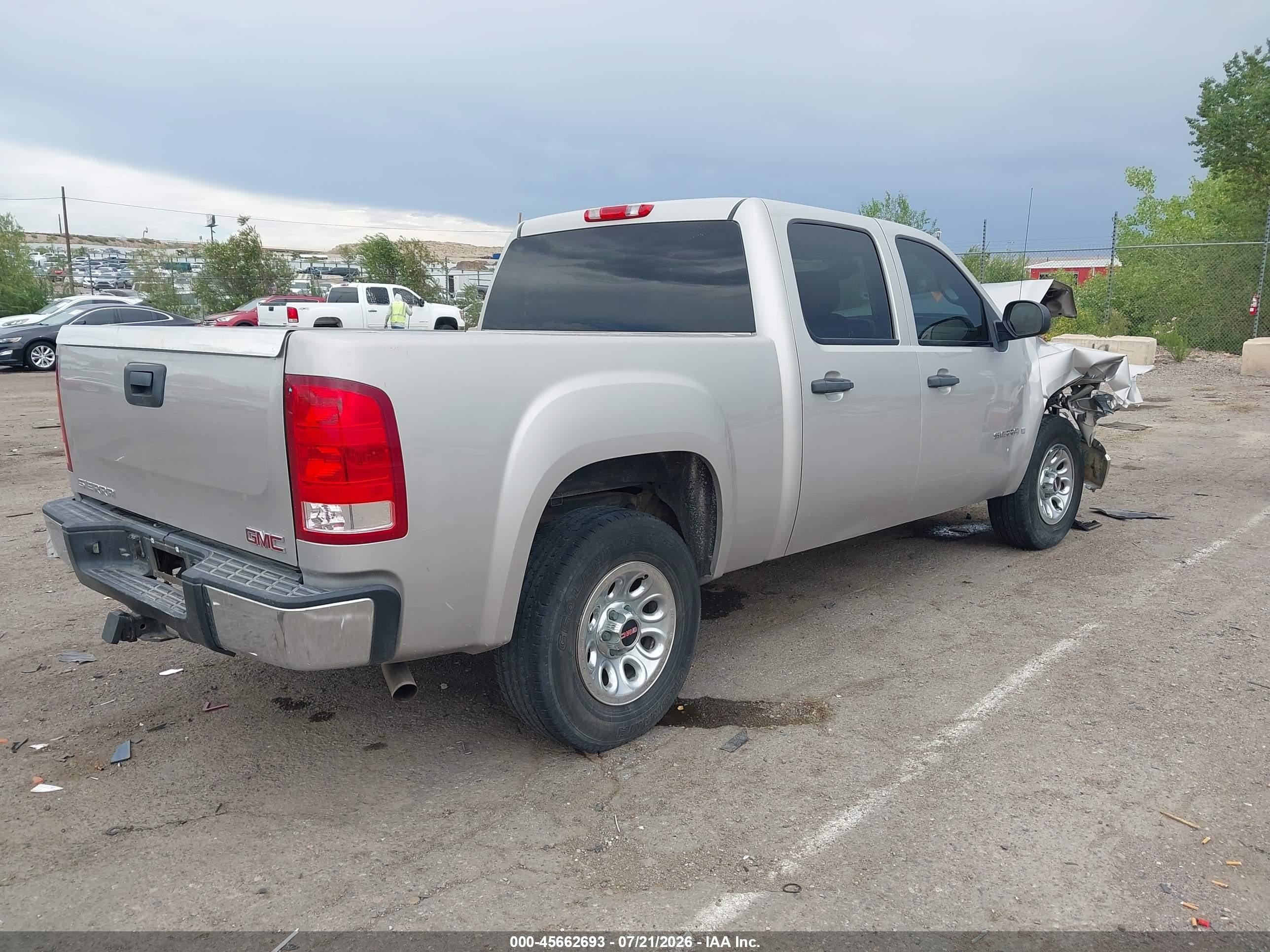 2007 Gmc Sierra 1500 Work Truck Black vin: 2GTEC13C671530304