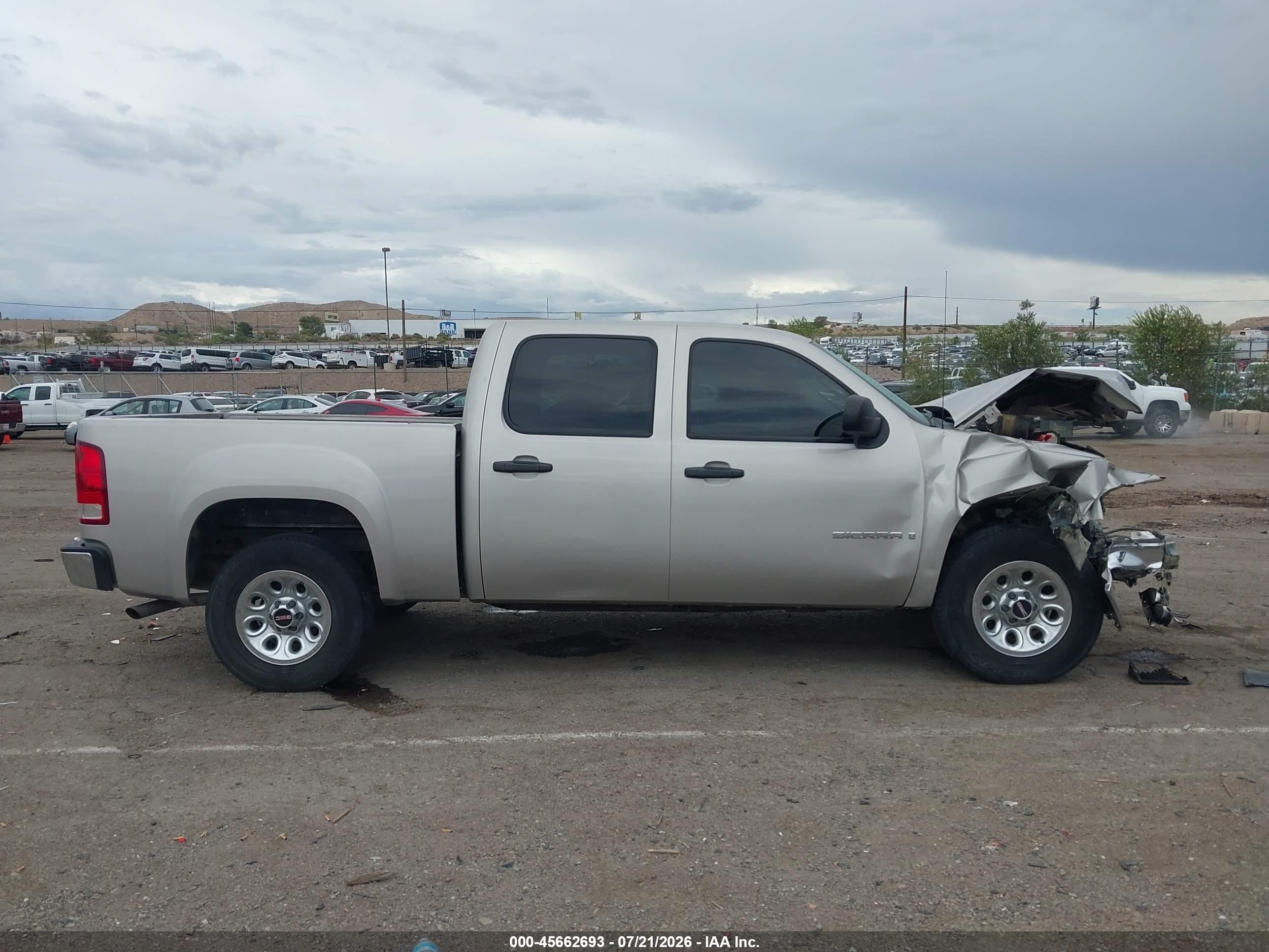 2007 Gmc Sierra 1500 Work Truck Black vin: 2GTEC13C671530304