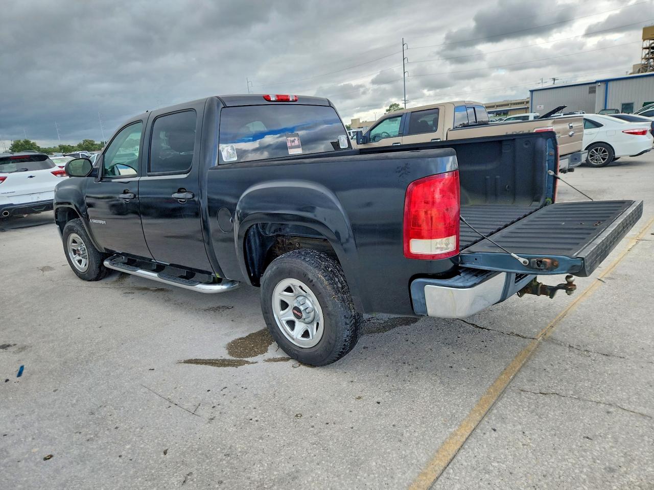 2008 Gmc Sierra C1500 Black vin: 2GTEC13C681146105