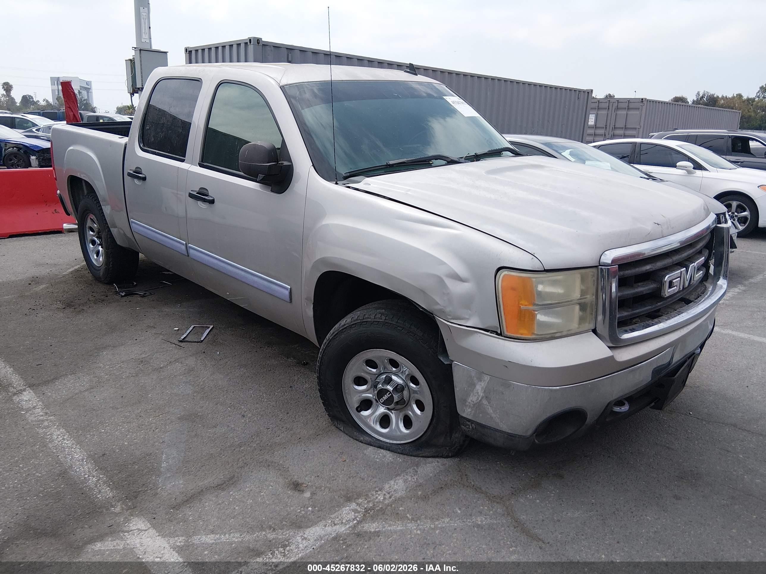 2007 Gmc Sierra 1500 Sle1 Silver vin: 2GTEC13C771555020