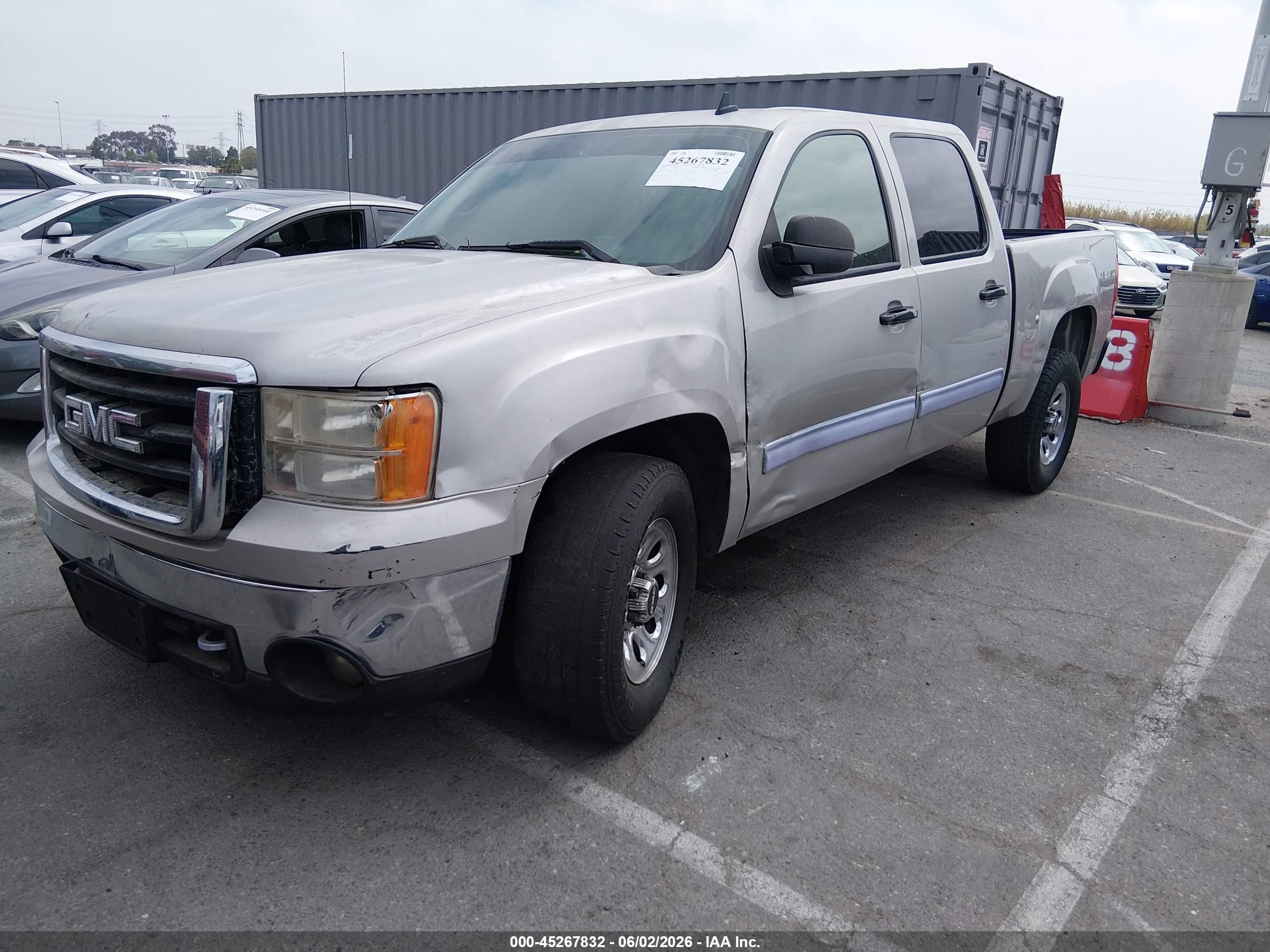 2007 Gmc Sierra 1500 Sle1 Silver vin: 2GTEC13C771555020