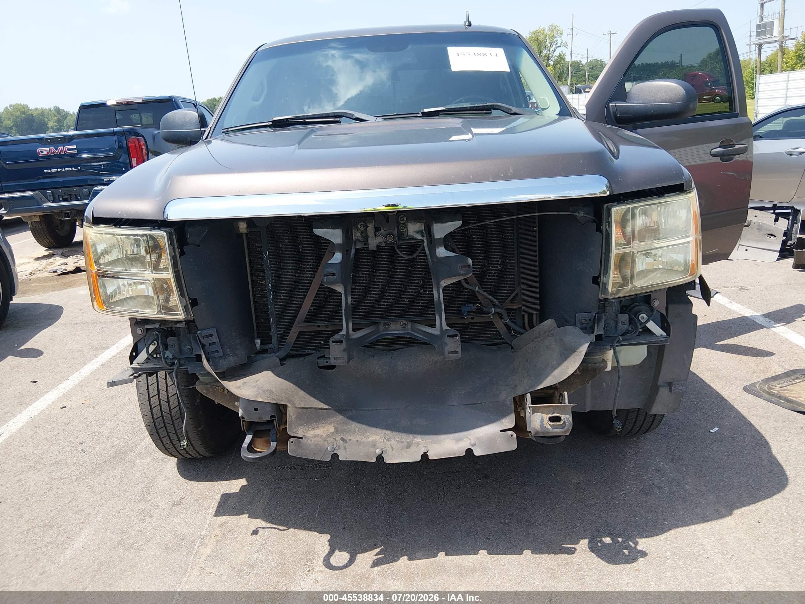 2007 Gmc Sierra 1500 Sle1 Brown vin: 2GTEC13C871684643