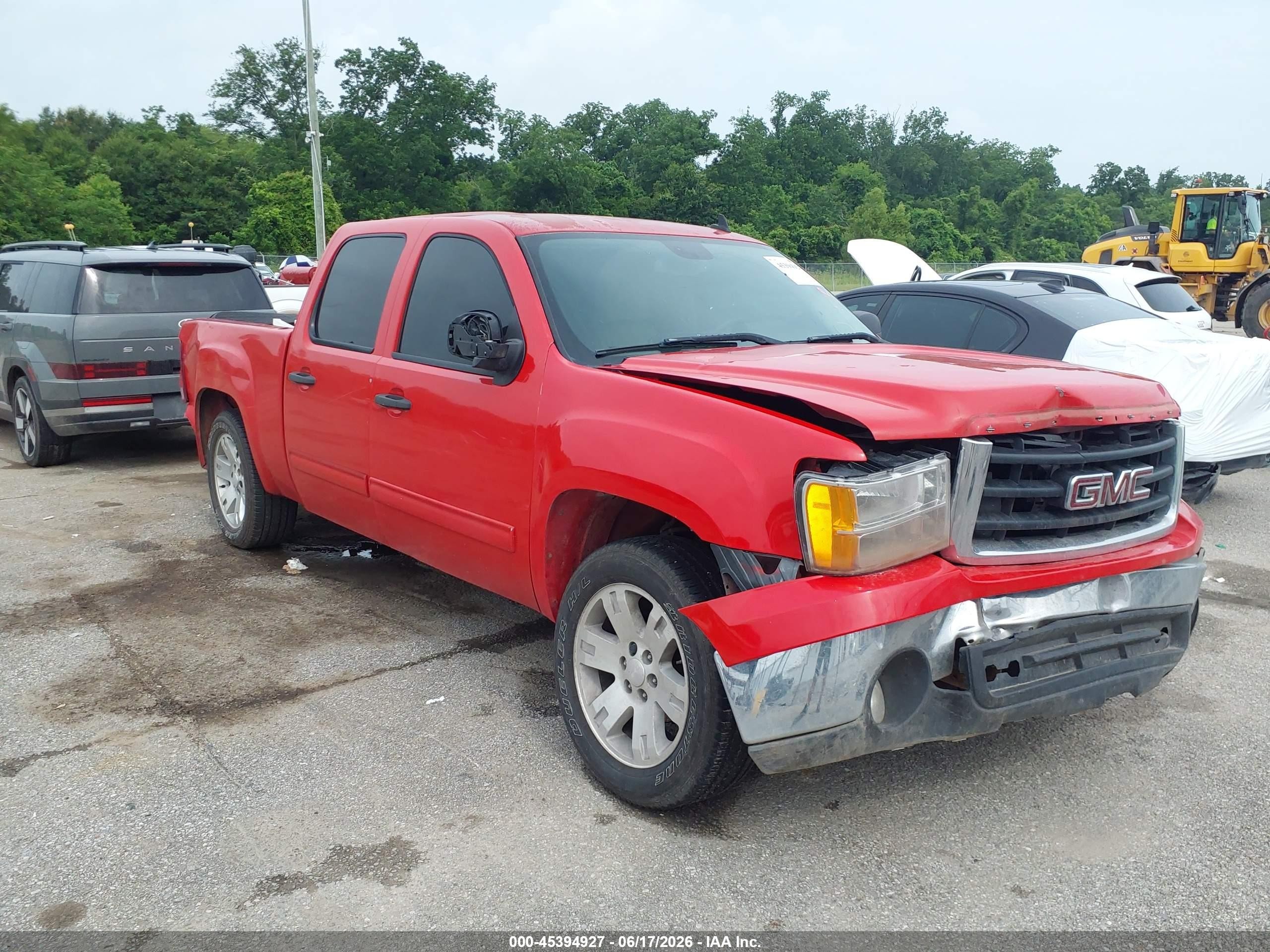 2008 Gmc Sierra 1500 Sle2 Red vin: 2GTEC13J181332150