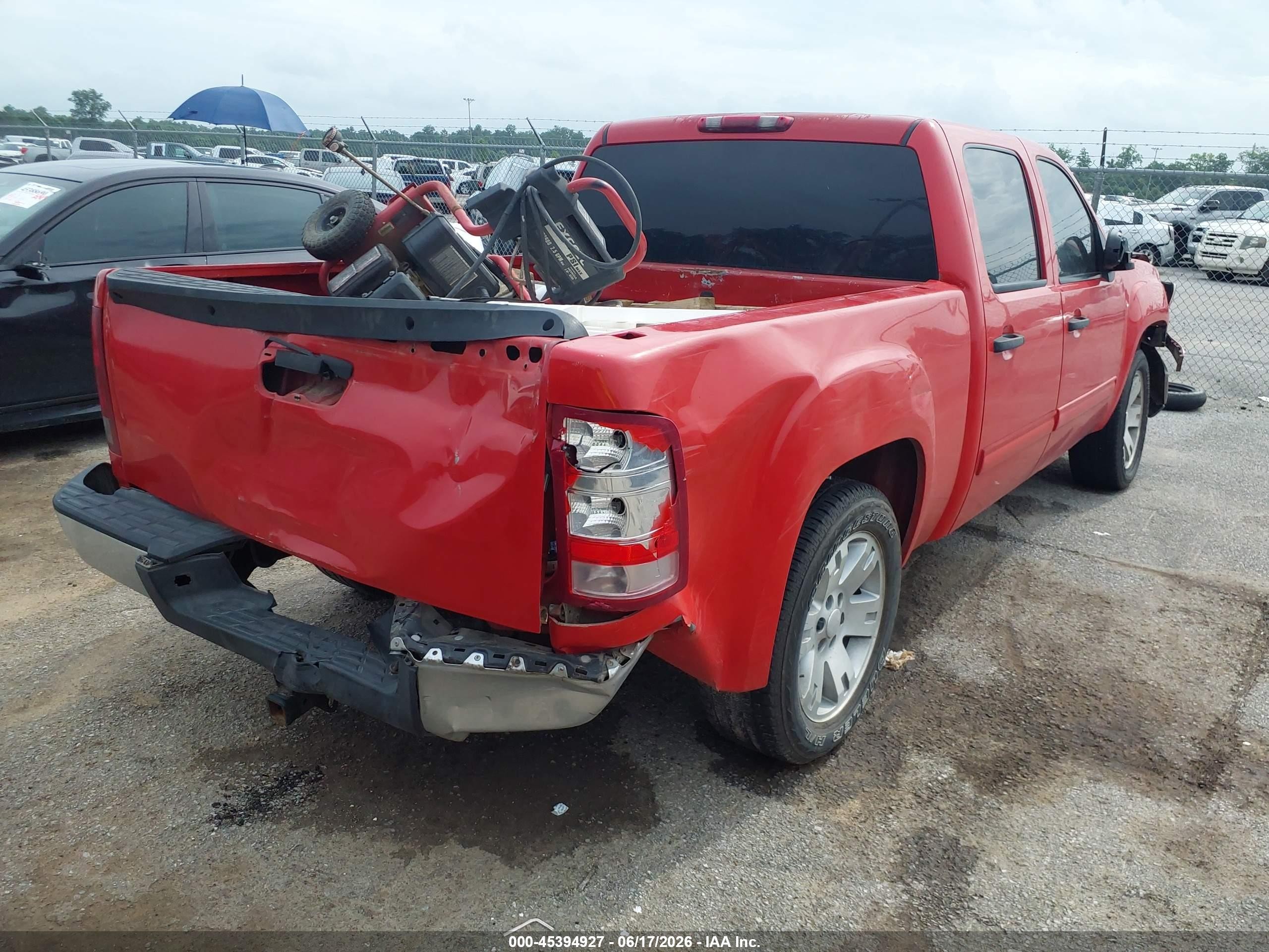 2008 Gmc Sierra 1500 Sle2 Red vin: 2GTEC13J181332150