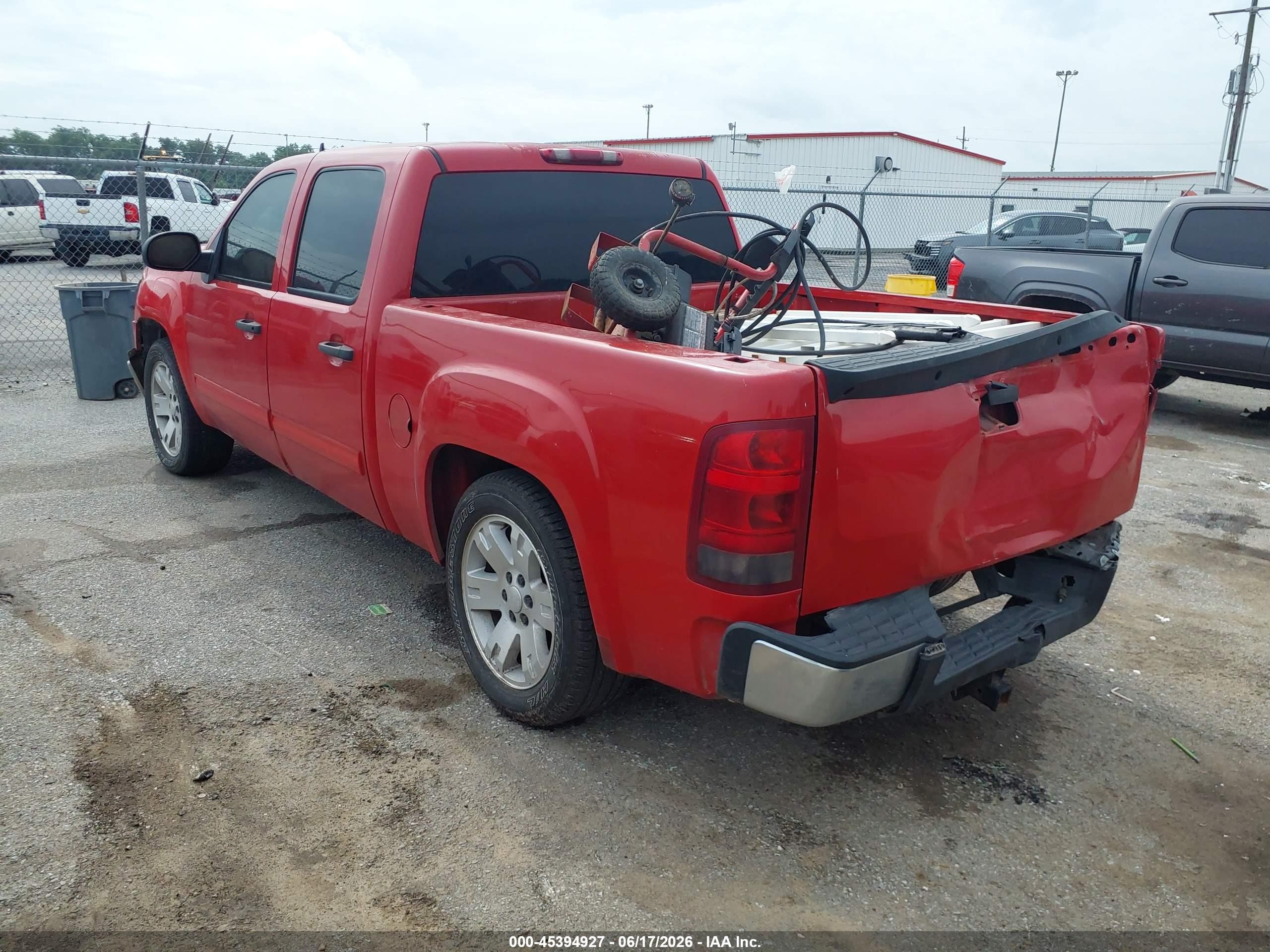2008 Gmc Sierra 1500 Sle2 Red vin: 2GTEC13J181332150