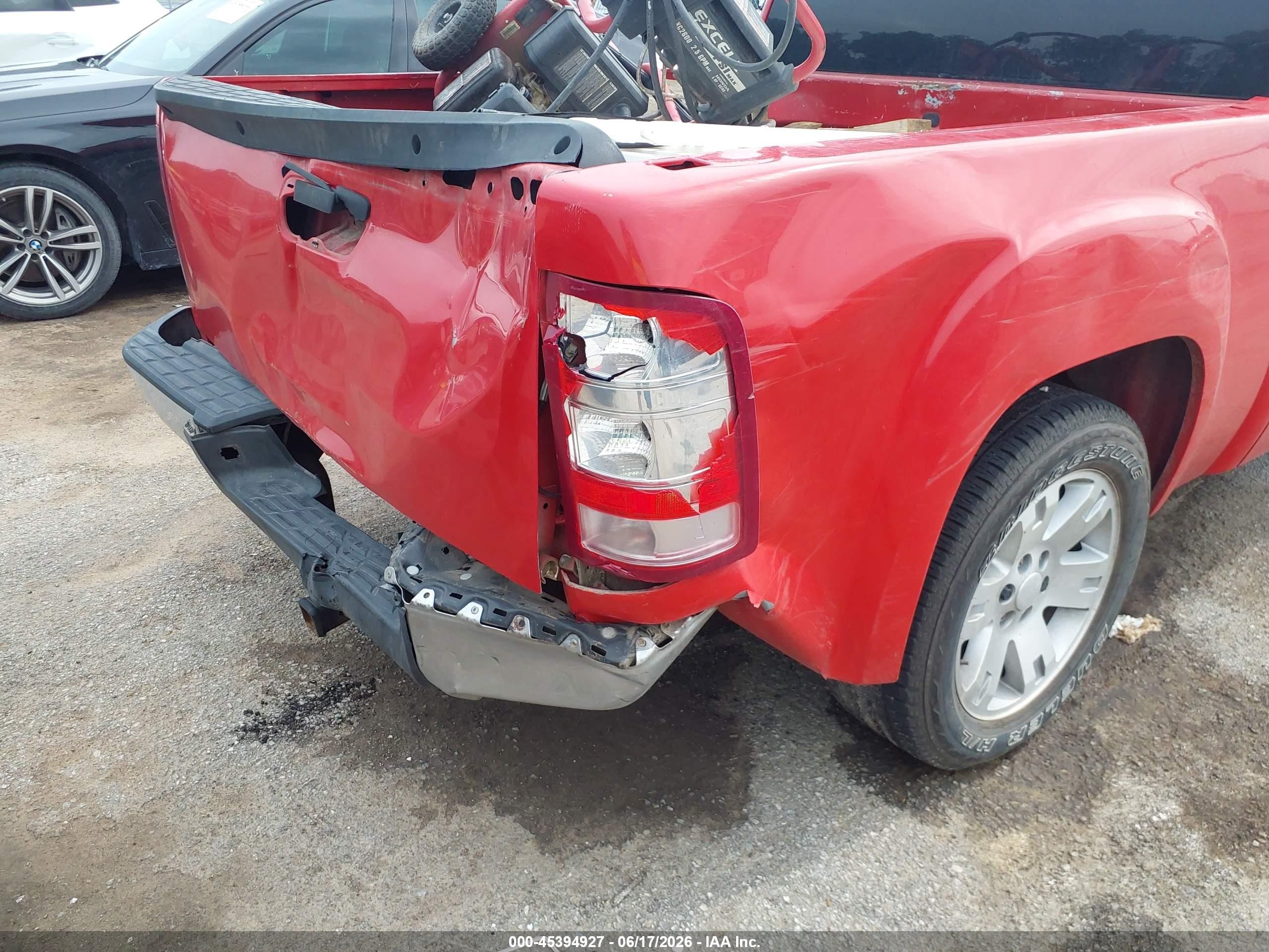 2008 Gmc Sierra 1500 Sle2 Red vin: 2GTEC13J181332150