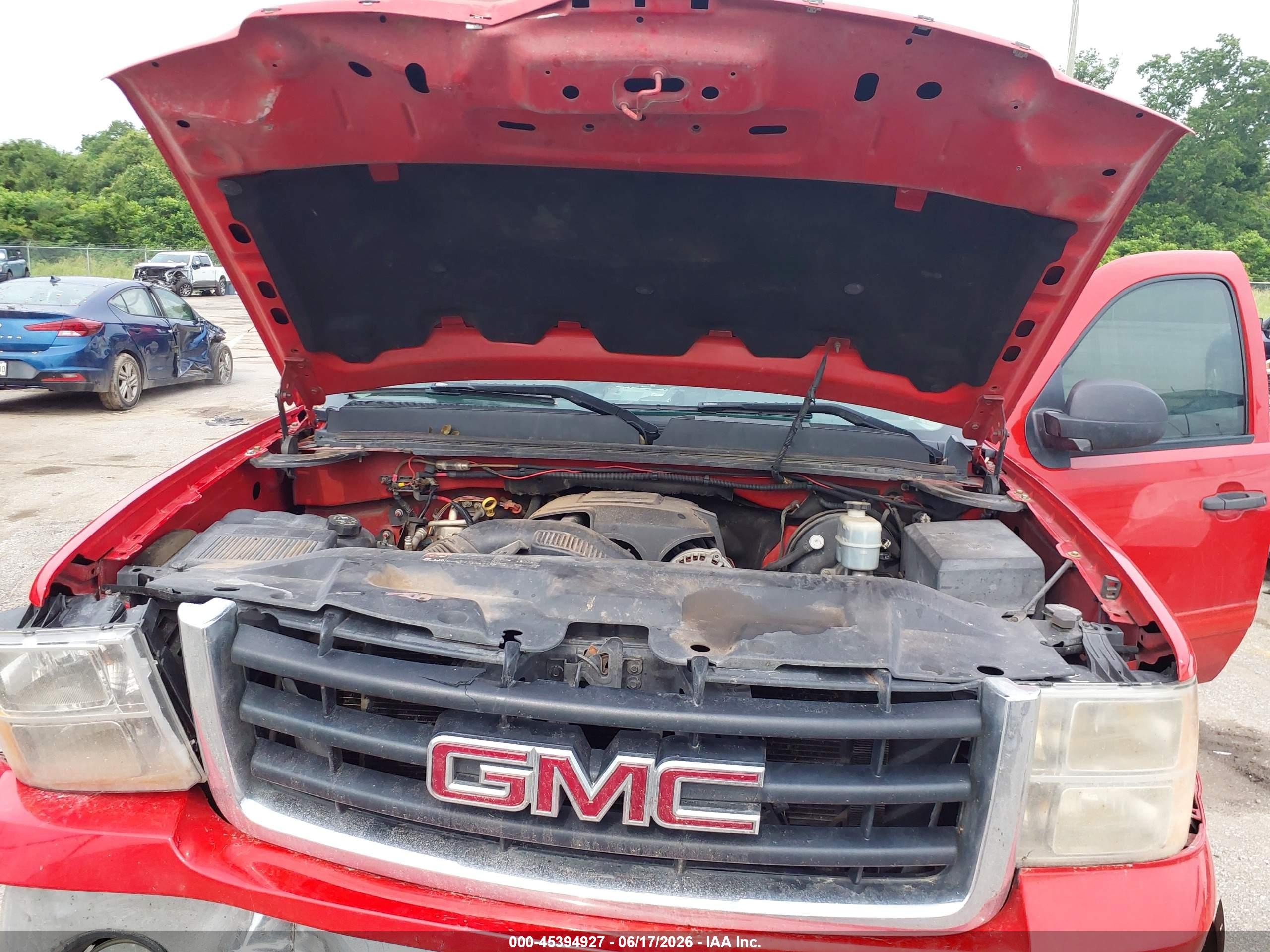 2008 Gmc Sierra 1500 Sle2 Red vin: 2GTEC13J181332150