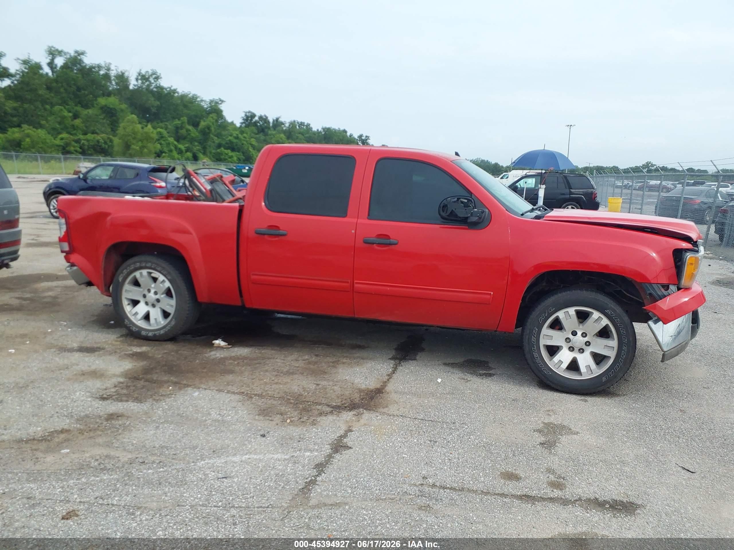 2008 Gmc Sierra 1500 Sle2 Red vin: 2GTEC13J181332150