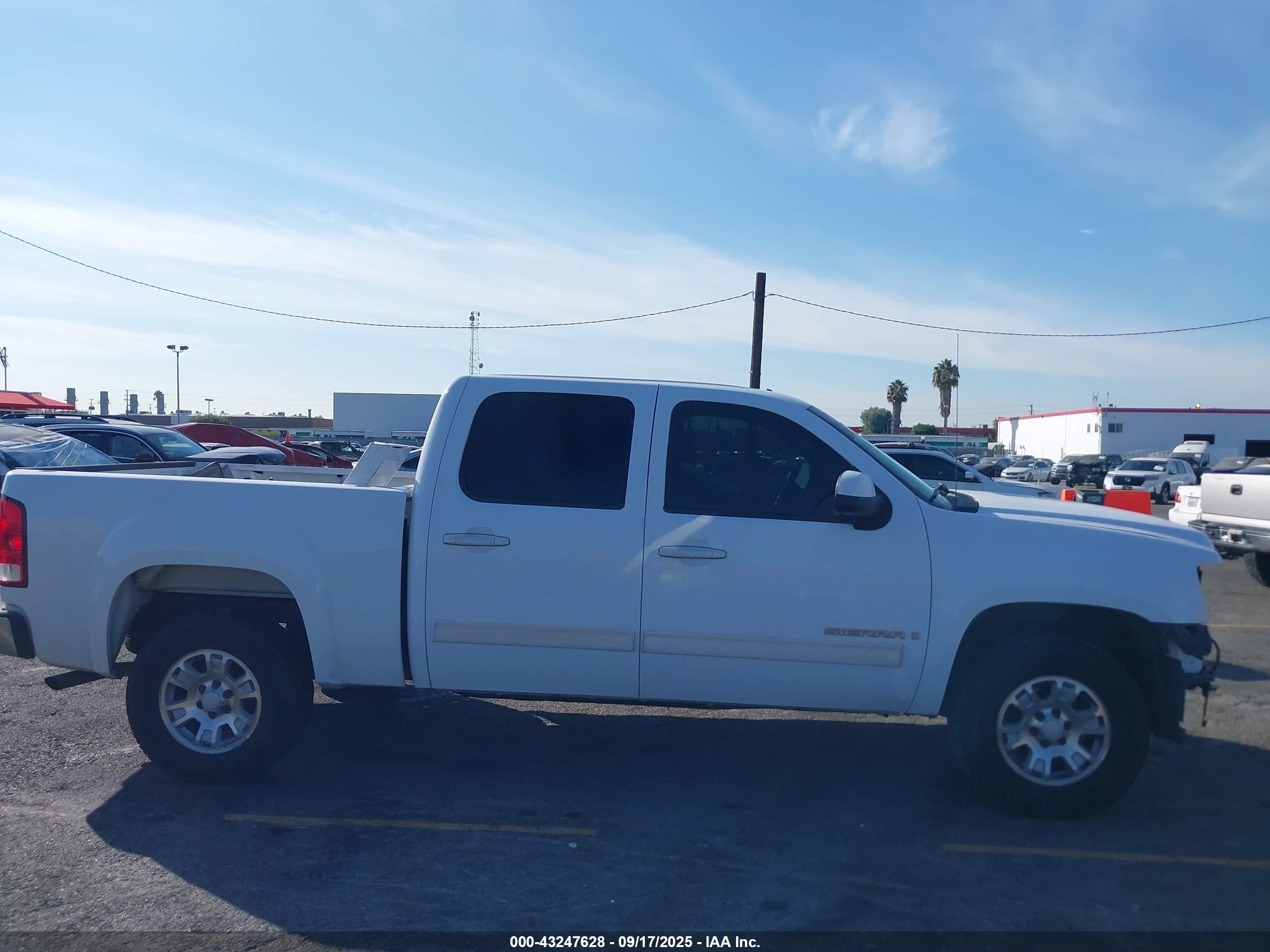 2007 Gmc Sierra 1500 Slt White vin: 2GTEC13J271503891