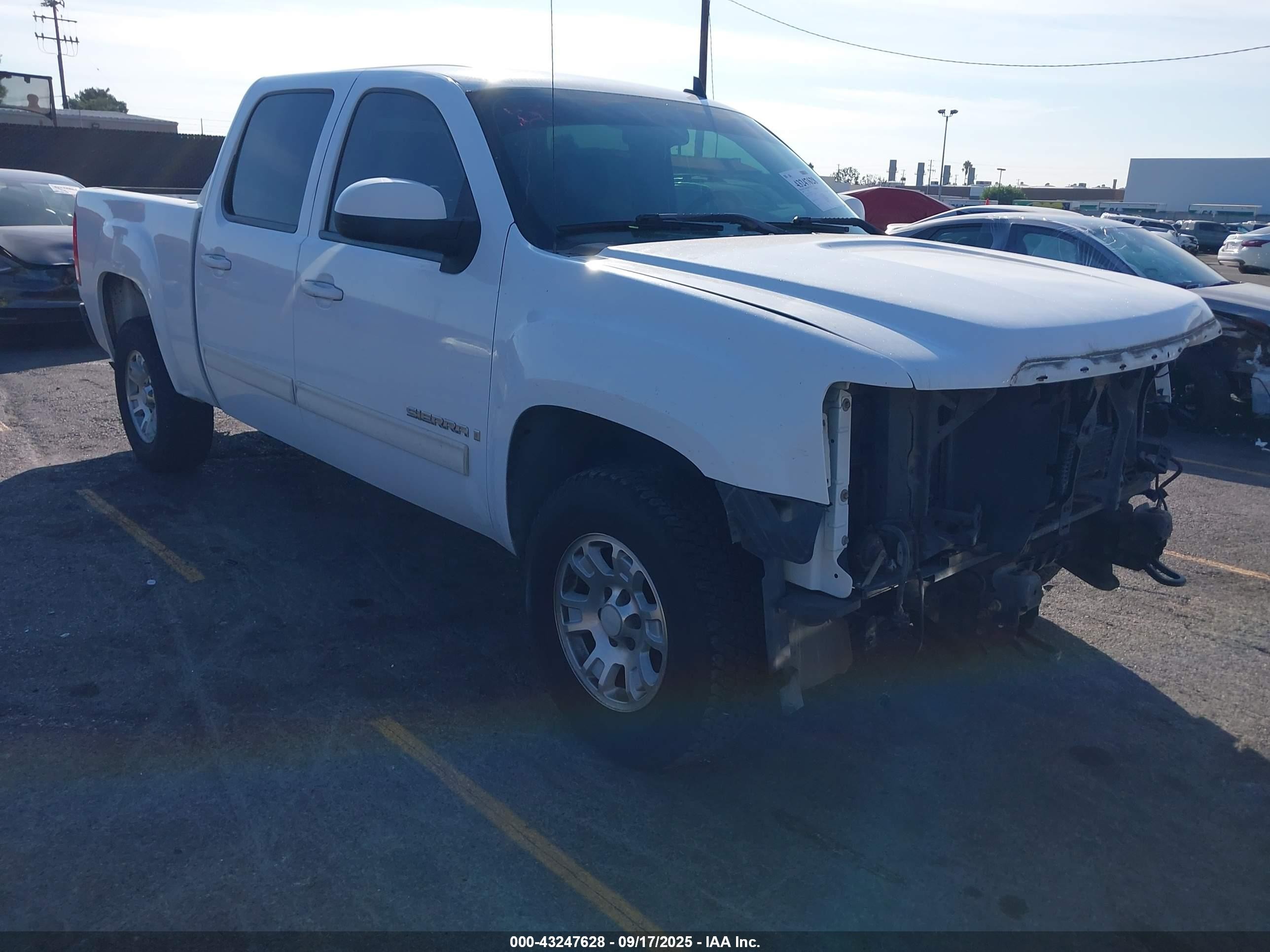 2007 Gmc Sierra 1500 Slt White vin: 2GTEC13J271503891