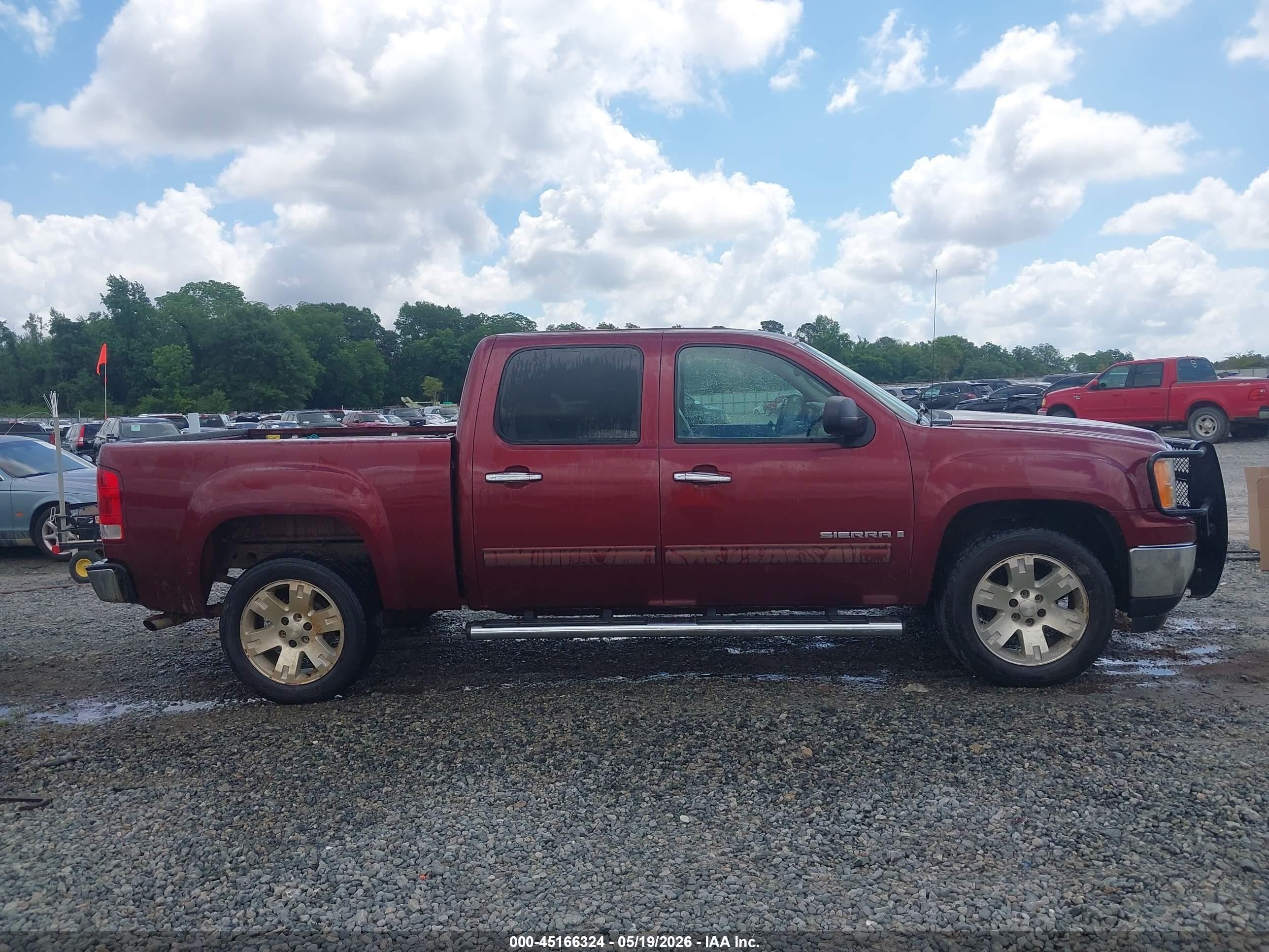 2008 Gmc Sierra 1500 Sle1 Maroon vin: 2GTEC13J281158377