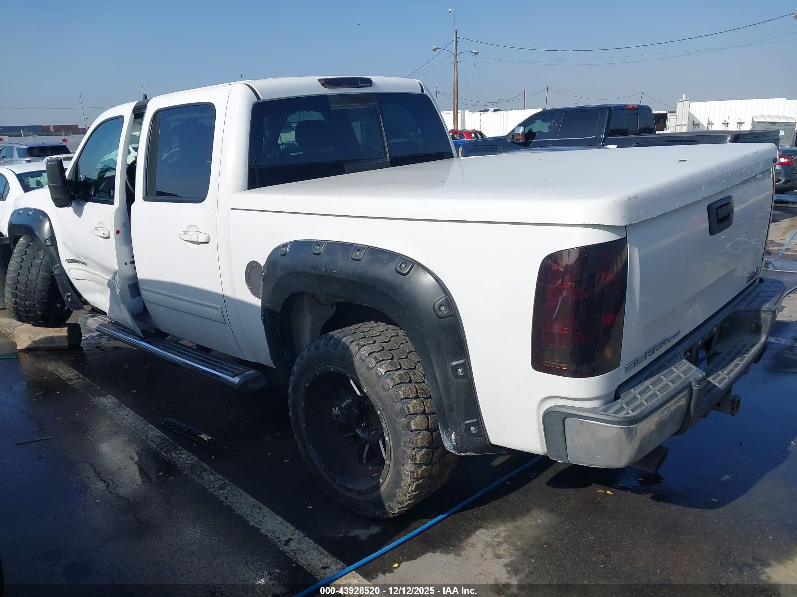 2008 Gmc Sierra 1500 Sle2 Белый vin: 2GTEC13J281209540