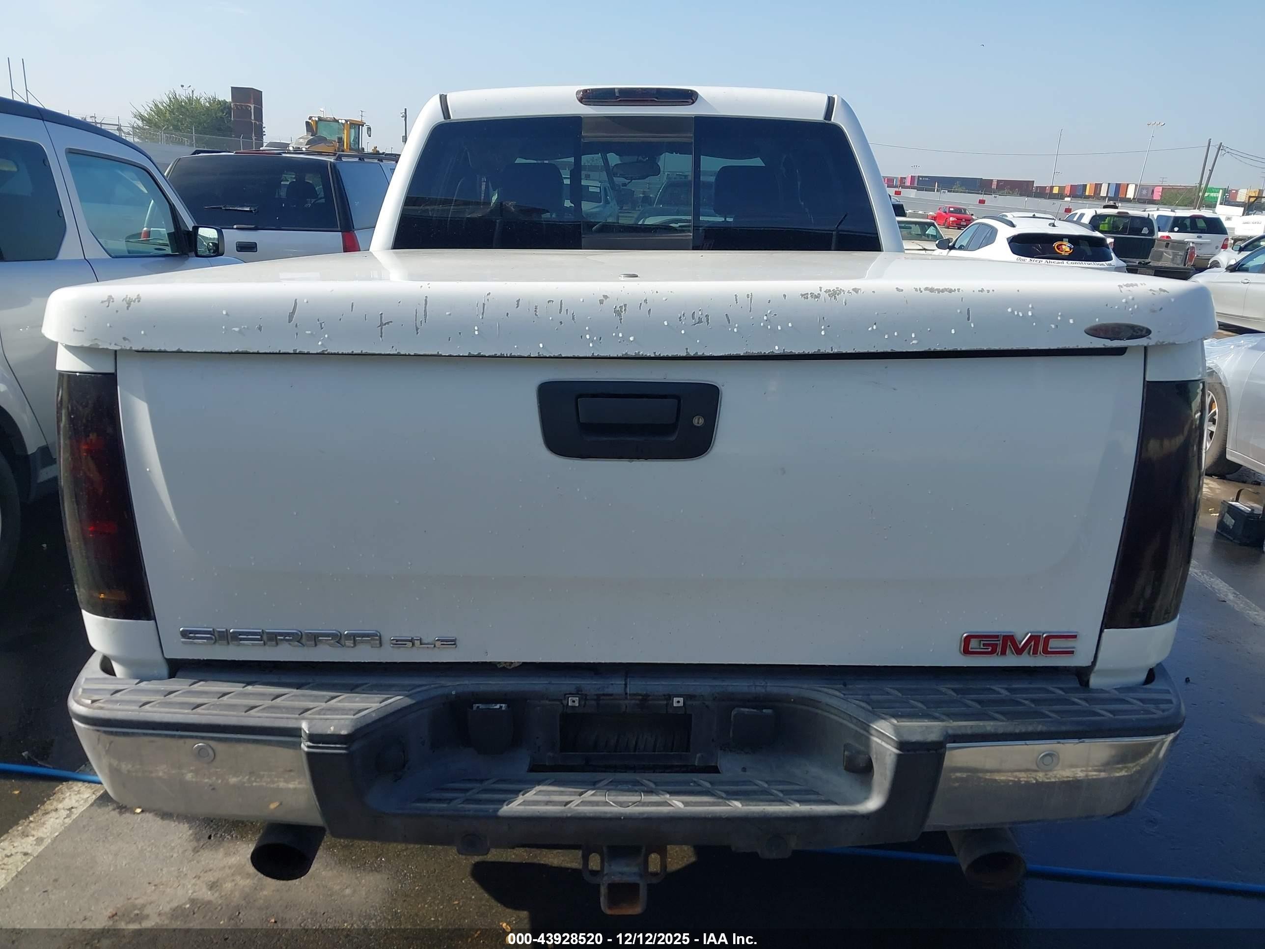 2008 Gmc Sierra 1500 Sle2 Белый vin: 2GTEC13J281209540
