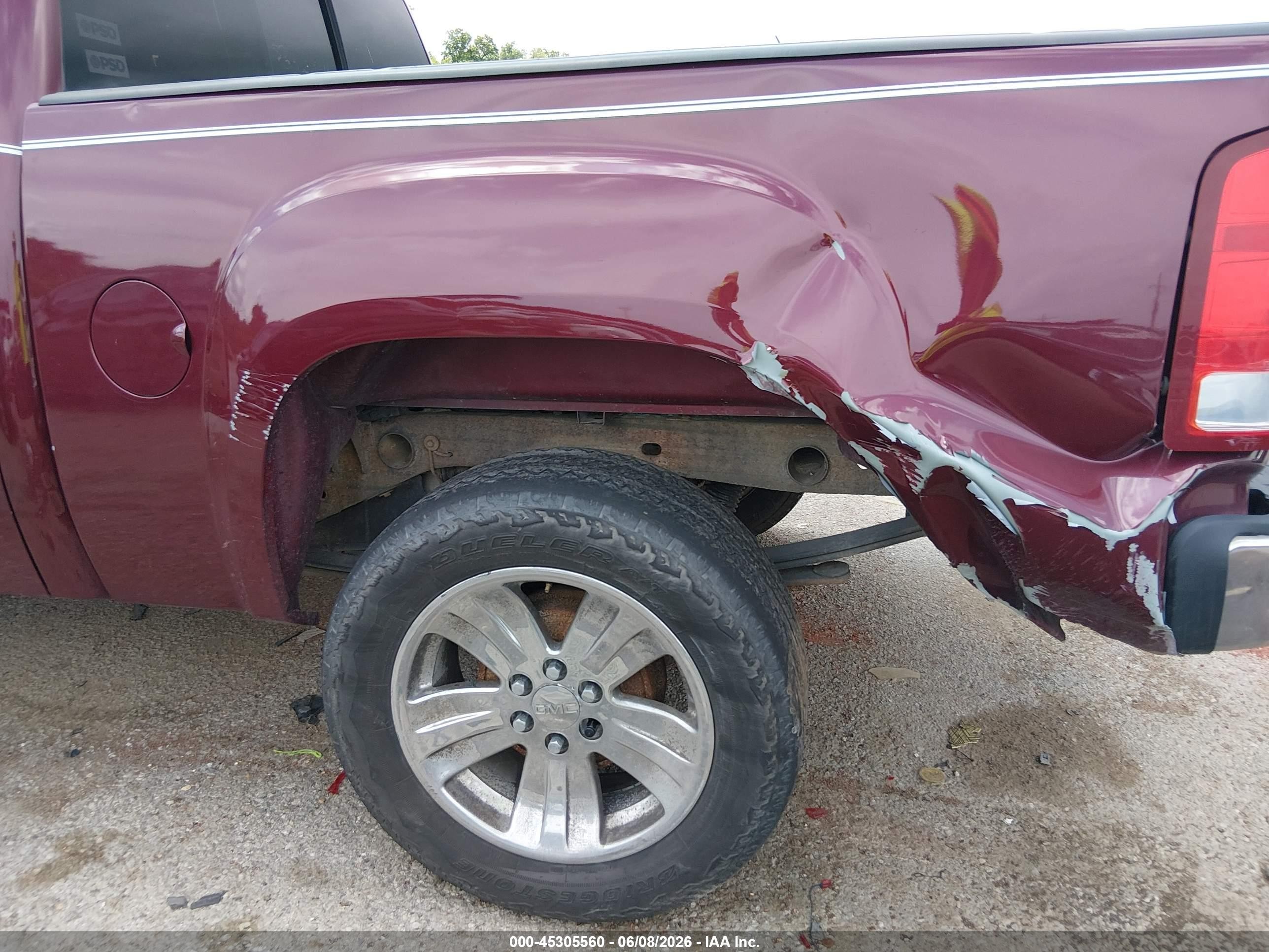2007 Gmc Sierra 1500 Slt Maroon vin: 2GTEC13J371532283