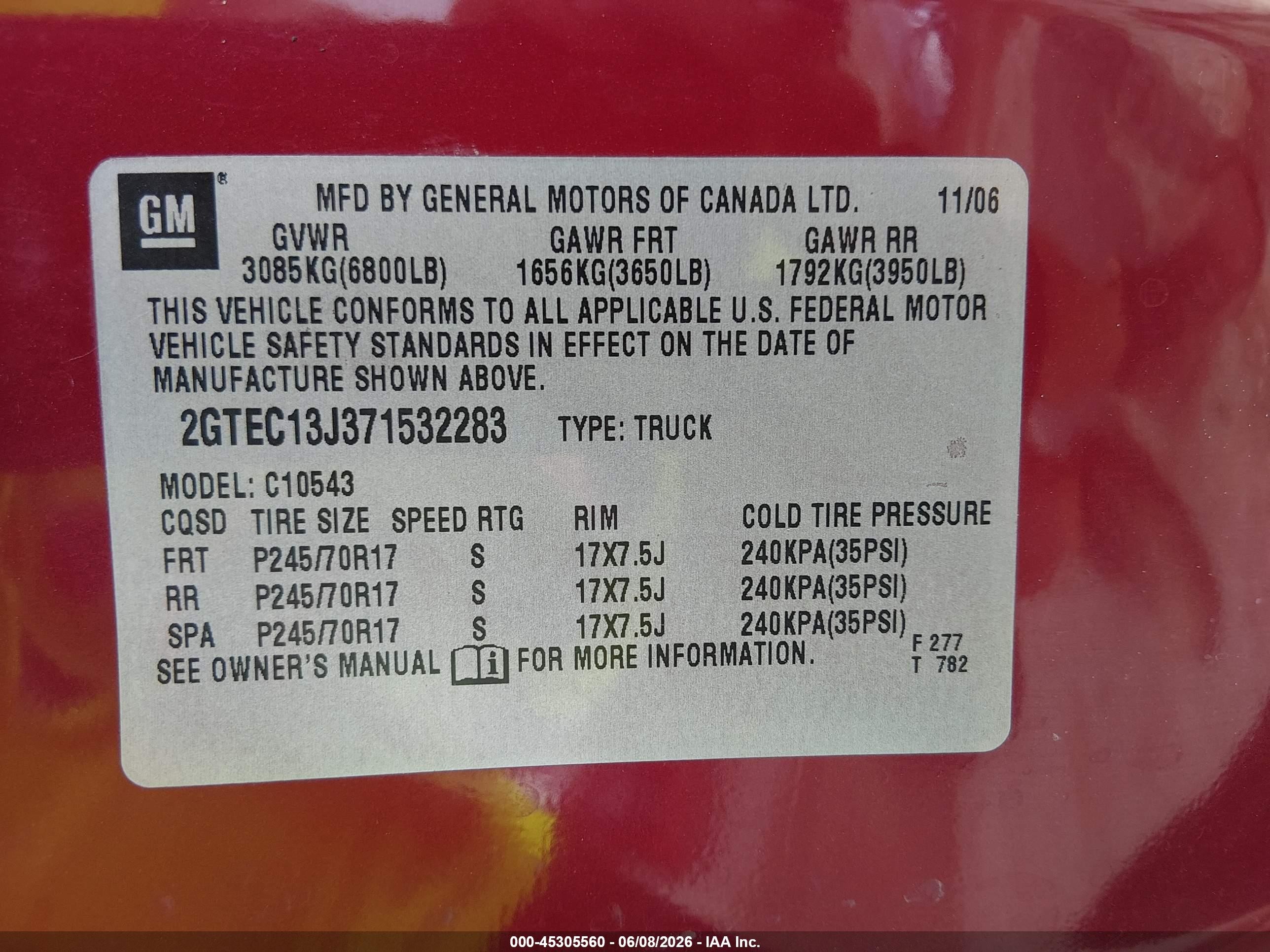 2007 Gmc Sierra 1500 Slt Maroon vin: 2GTEC13J371532283