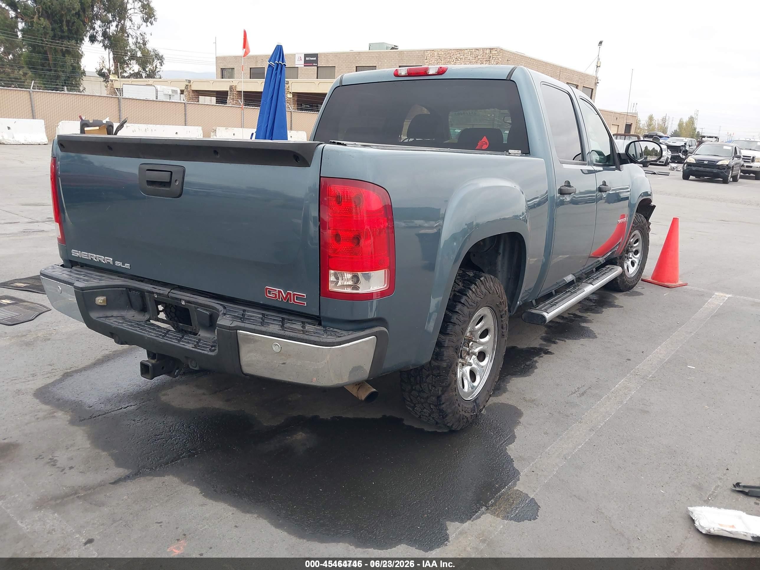 2007 Gmc Sierra 1500 Sle2 Teal vin: 2GTEC13J371655629