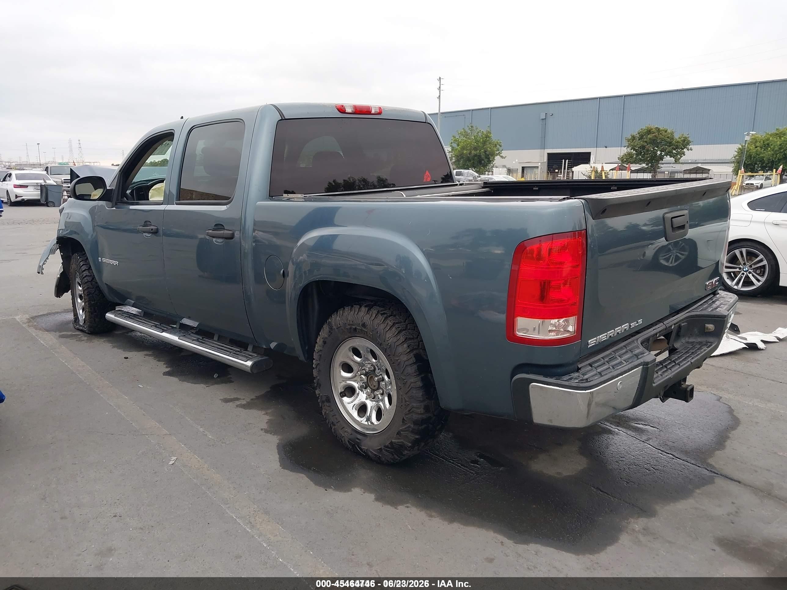 2007 Gmc Sierra 1500 Sle2 Teal vin: 2GTEC13J371655629