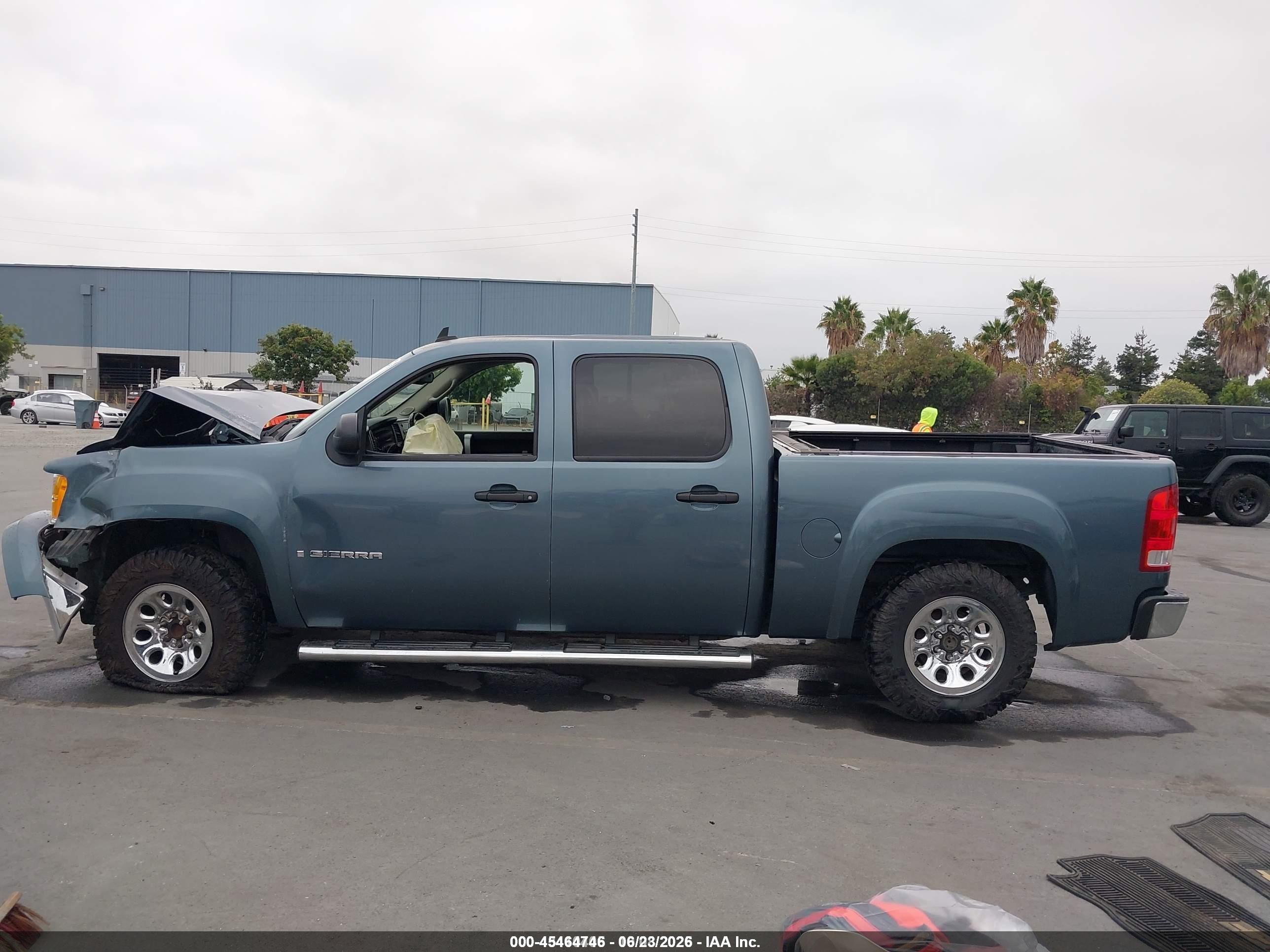 2007 Gmc Sierra 1500 Sle2 Teal vin: 2GTEC13J371655629