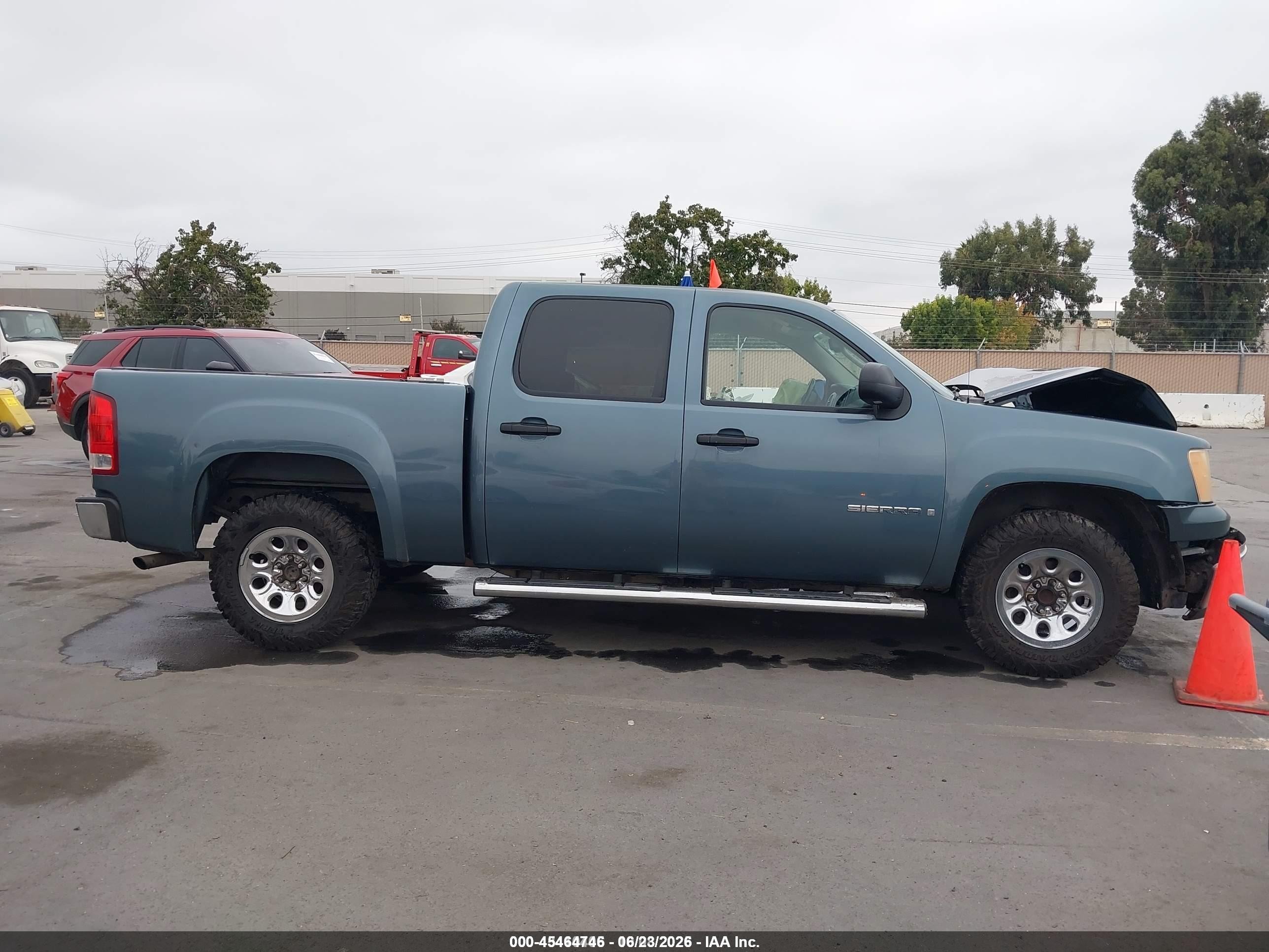 2007 Gmc Sierra 1500 Sle2 Teal vin: 2GTEC13J371655629