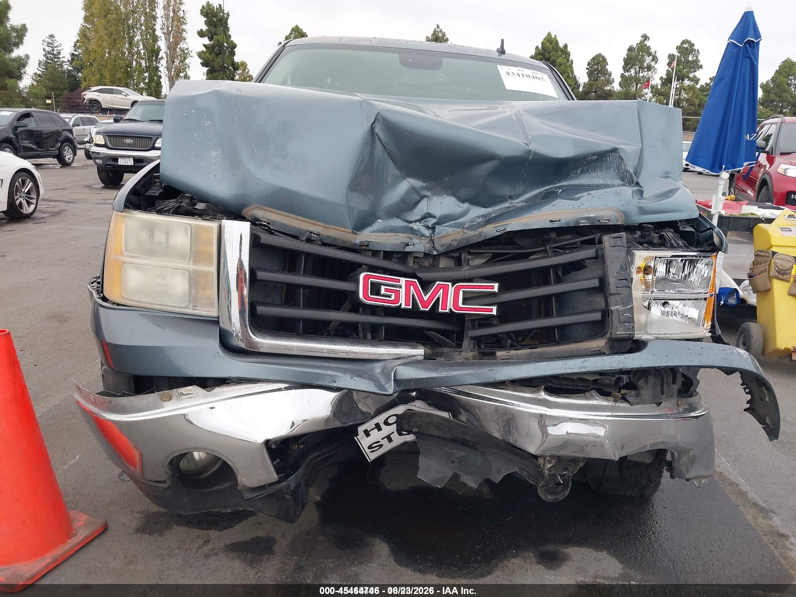 2007 Gmc Sierra 1500 Sle2 Teal vin: 2GTEC13J371655629
