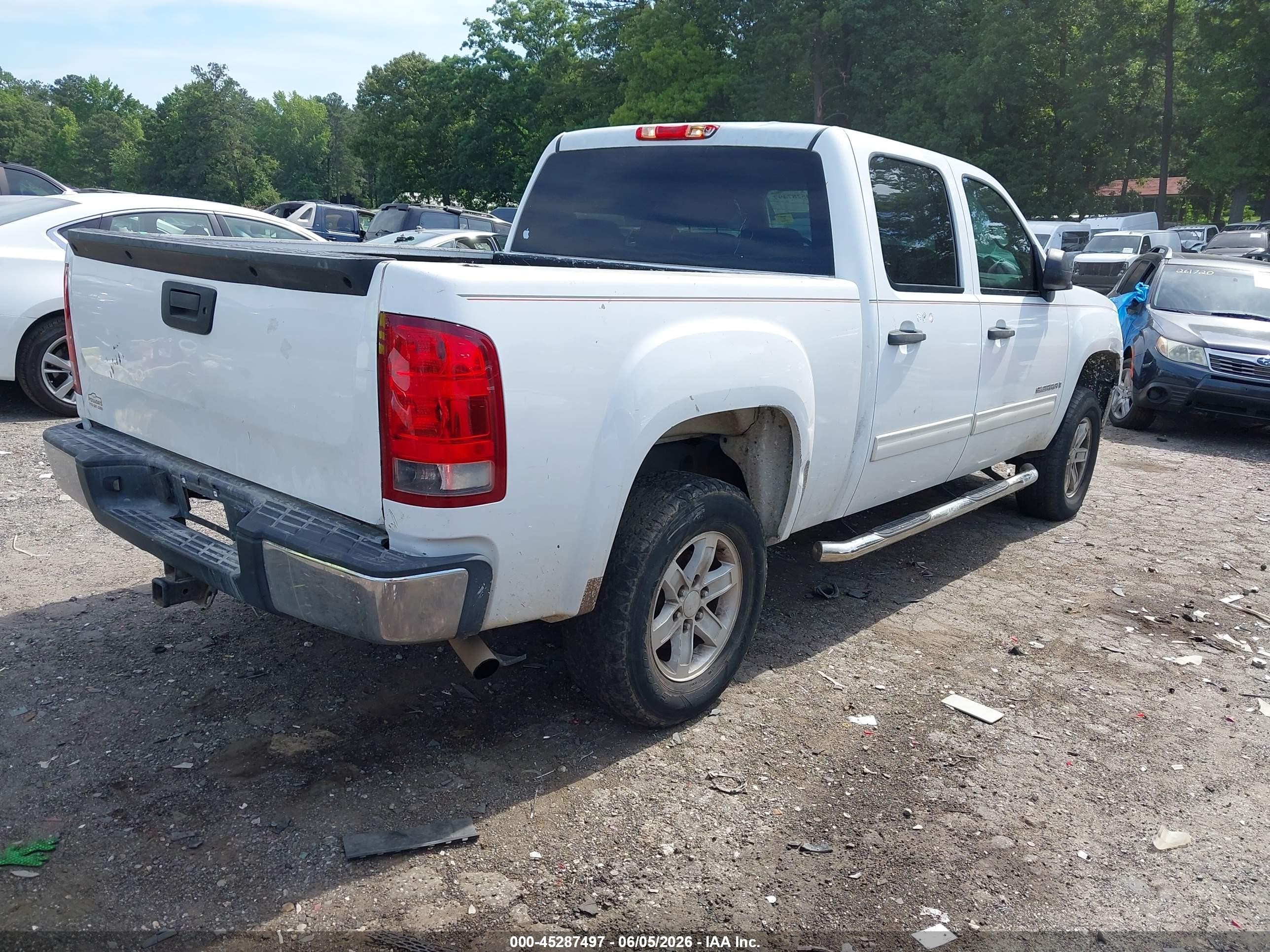 2008 Gmc Sierra 1500 Sle2 White vin: 2GTEC13J381338340