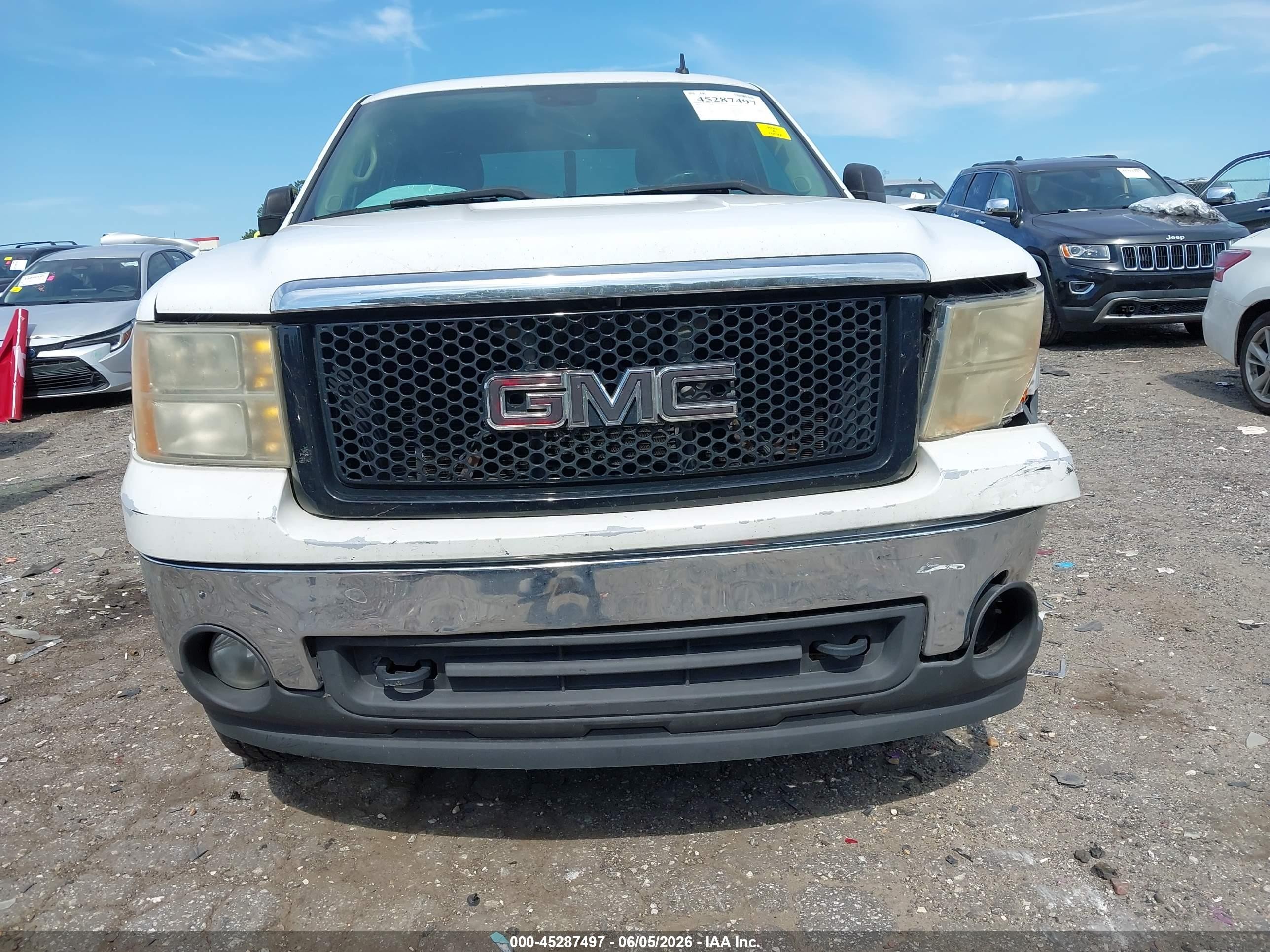 2008 Gmc Sierra 1500 Sle2 White vin: 2GTEC13J381338340
