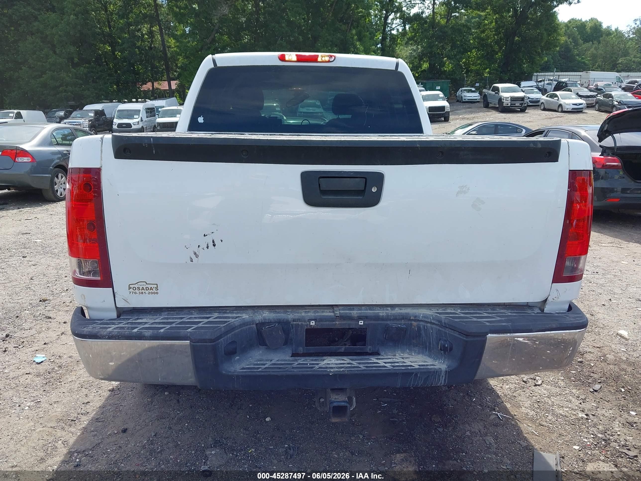 2008 Gmc Sierra 1500 Sle2 White vin: 2GTEC13J381338340