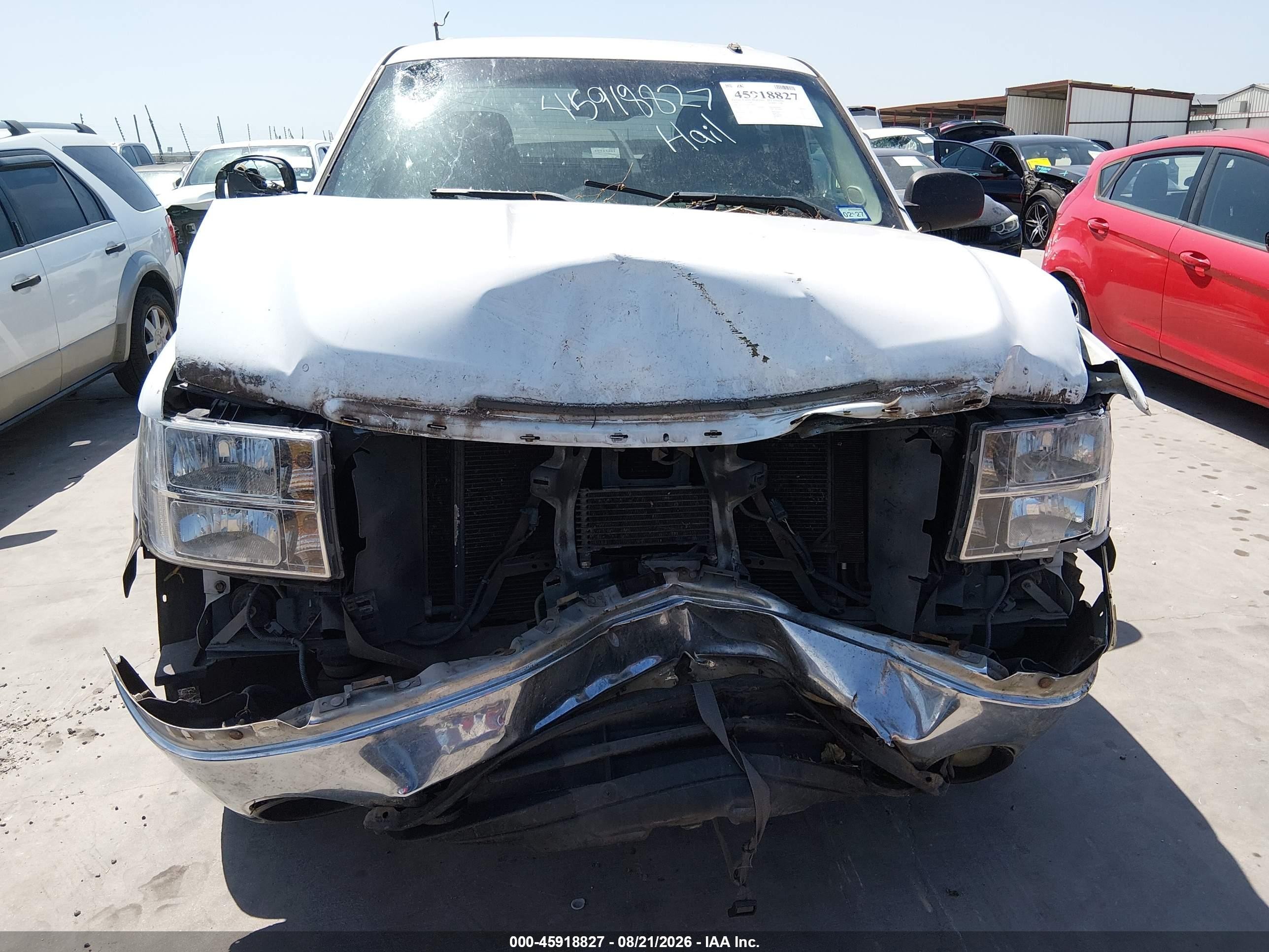2008 Gmc Sierra 1500 Sle2 White vin: 2GTEC13J381339701