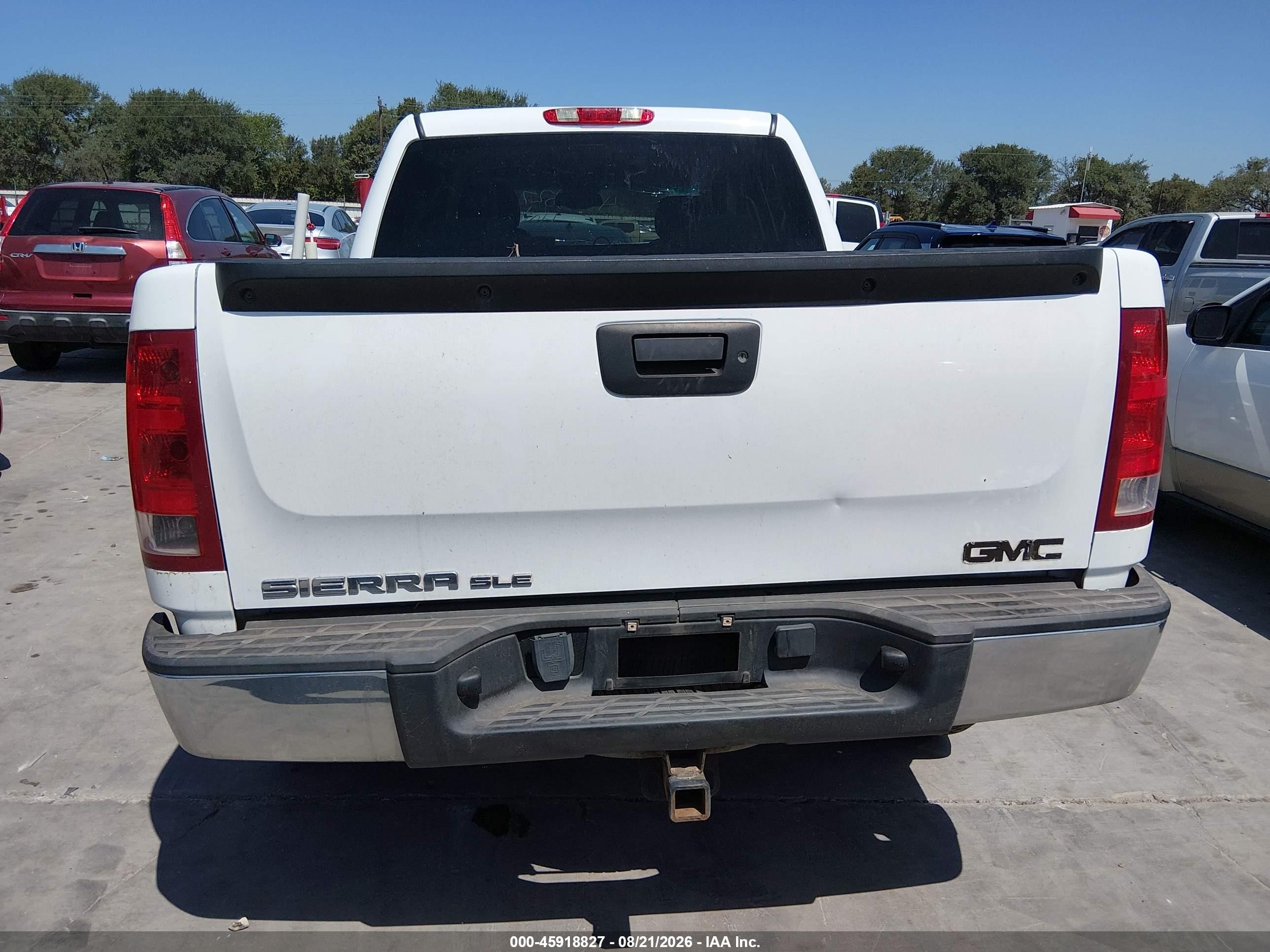 2008 Gmc Sierra 1500 Sle2 White vin: 2GTEC13J381339701