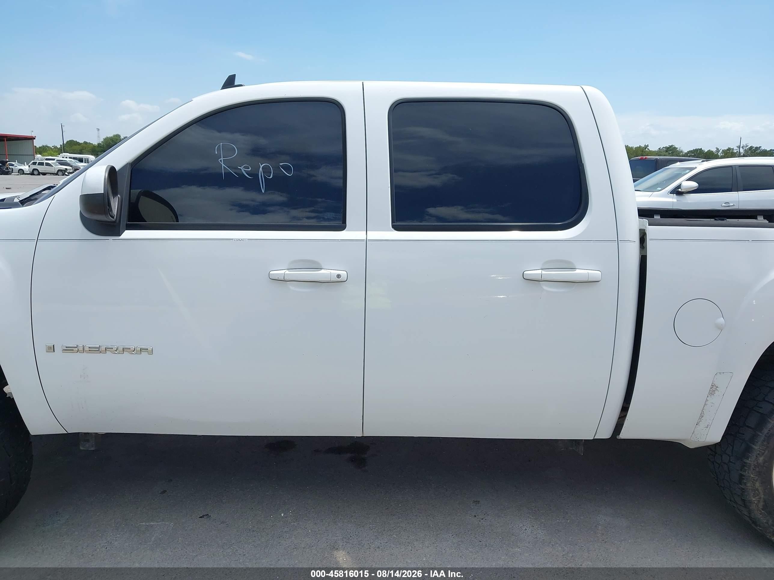 2008 Gmc Sierra 1500 Sle1 White vin: 2GTEC13J581191096