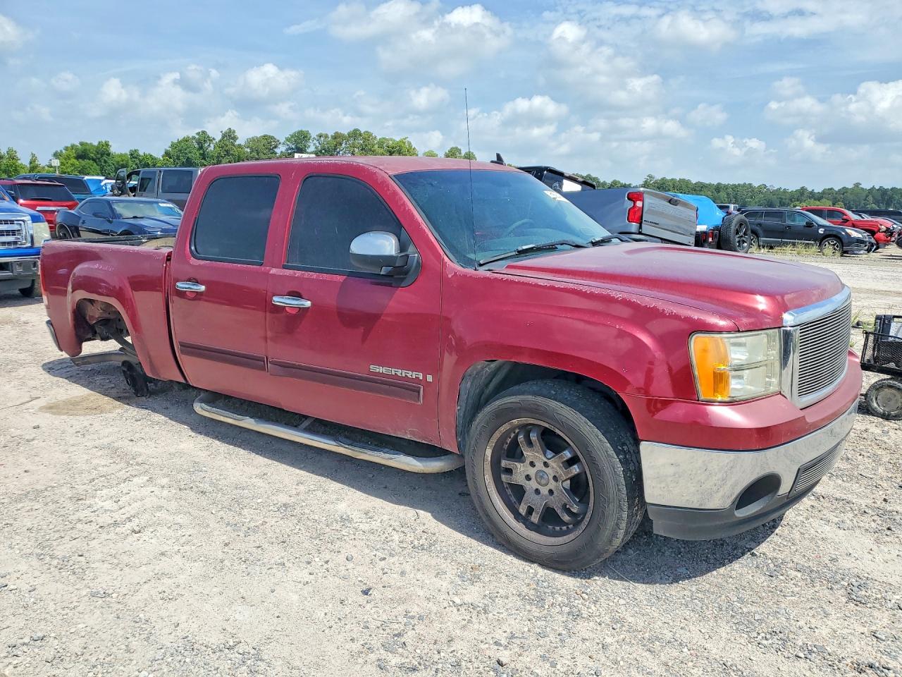 2007 Gmc New Sierra C1500 Red vin: 2GTEC13J671678838