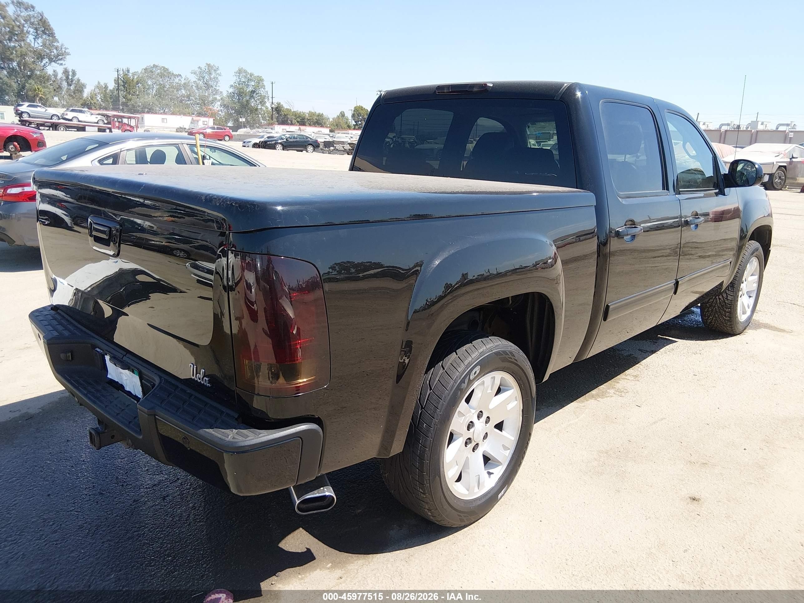 2007 Gmc Sierra 1500 Slt Black vin: 2GTEC13J771520153