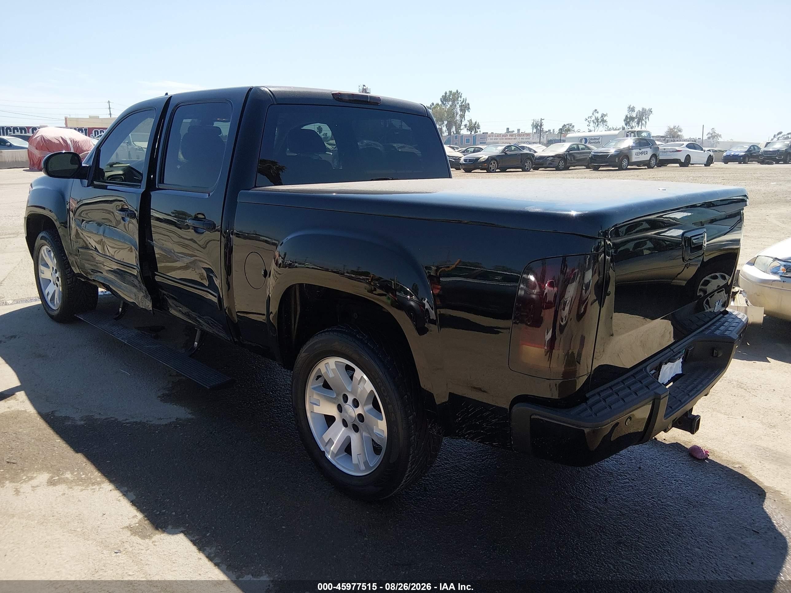 2007 Gmc Sierra 1500 Slt Black vin: 2GTEC13J771520153