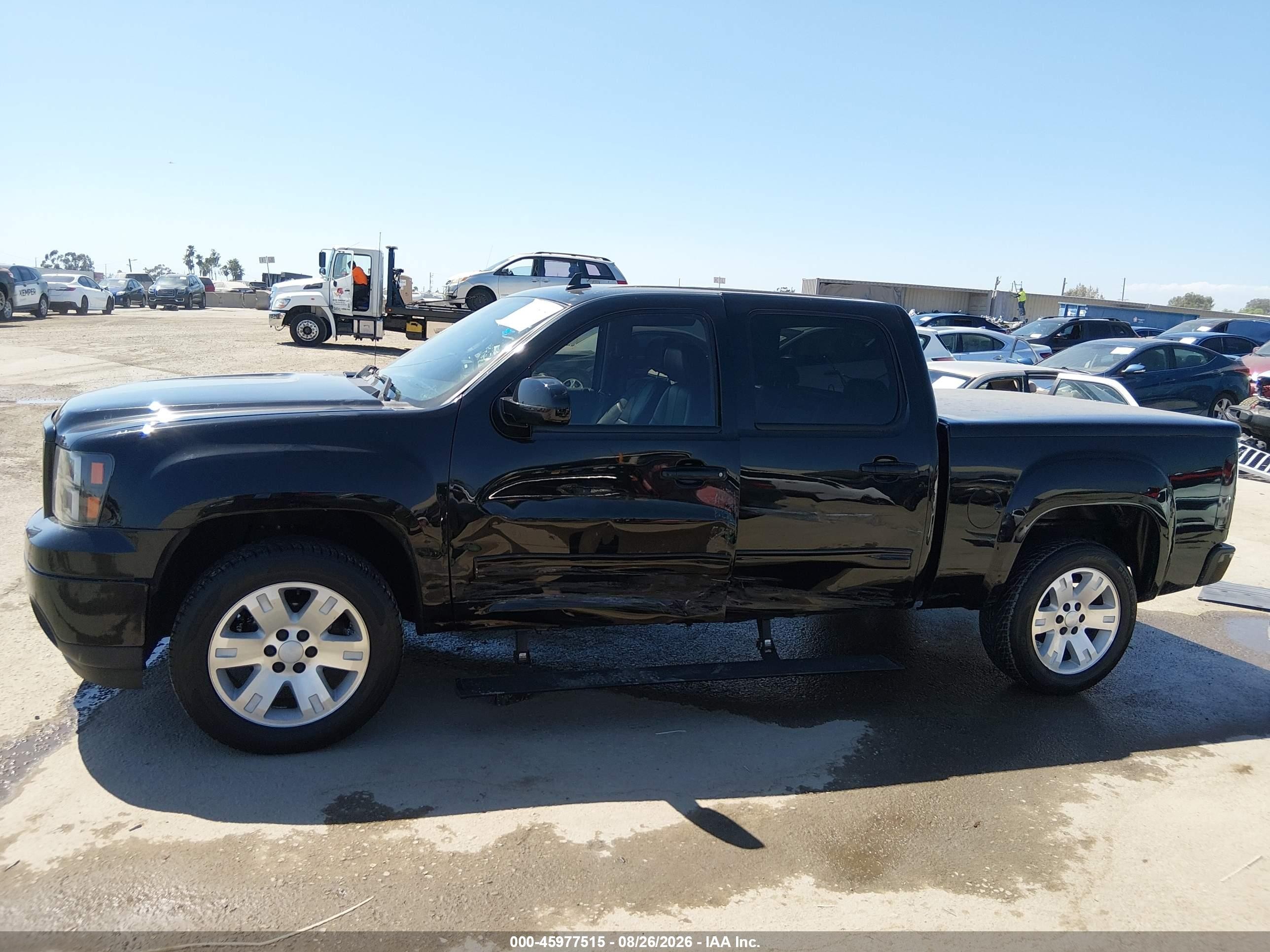 2007 Gmc Sierra 1500 Slt Black vin: 2GTEC13J771520153