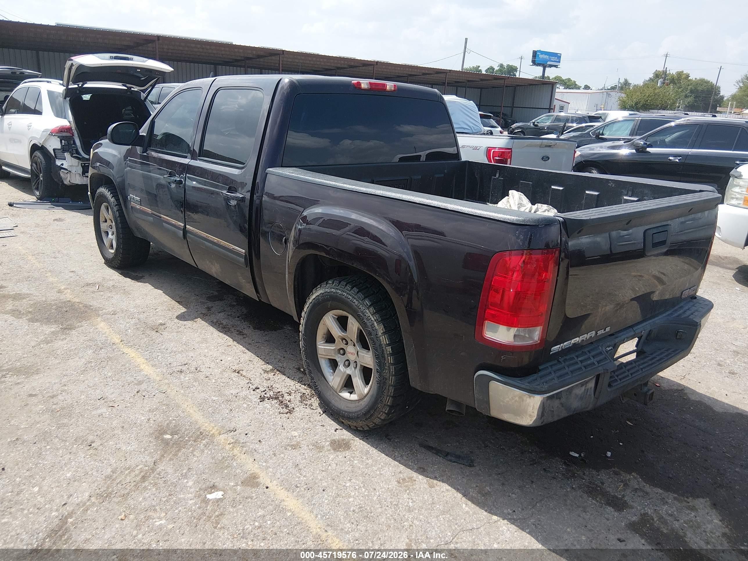 2008 Gmc Sierra 1500 Sle1 Purple vin: 2GTEC13J781193416