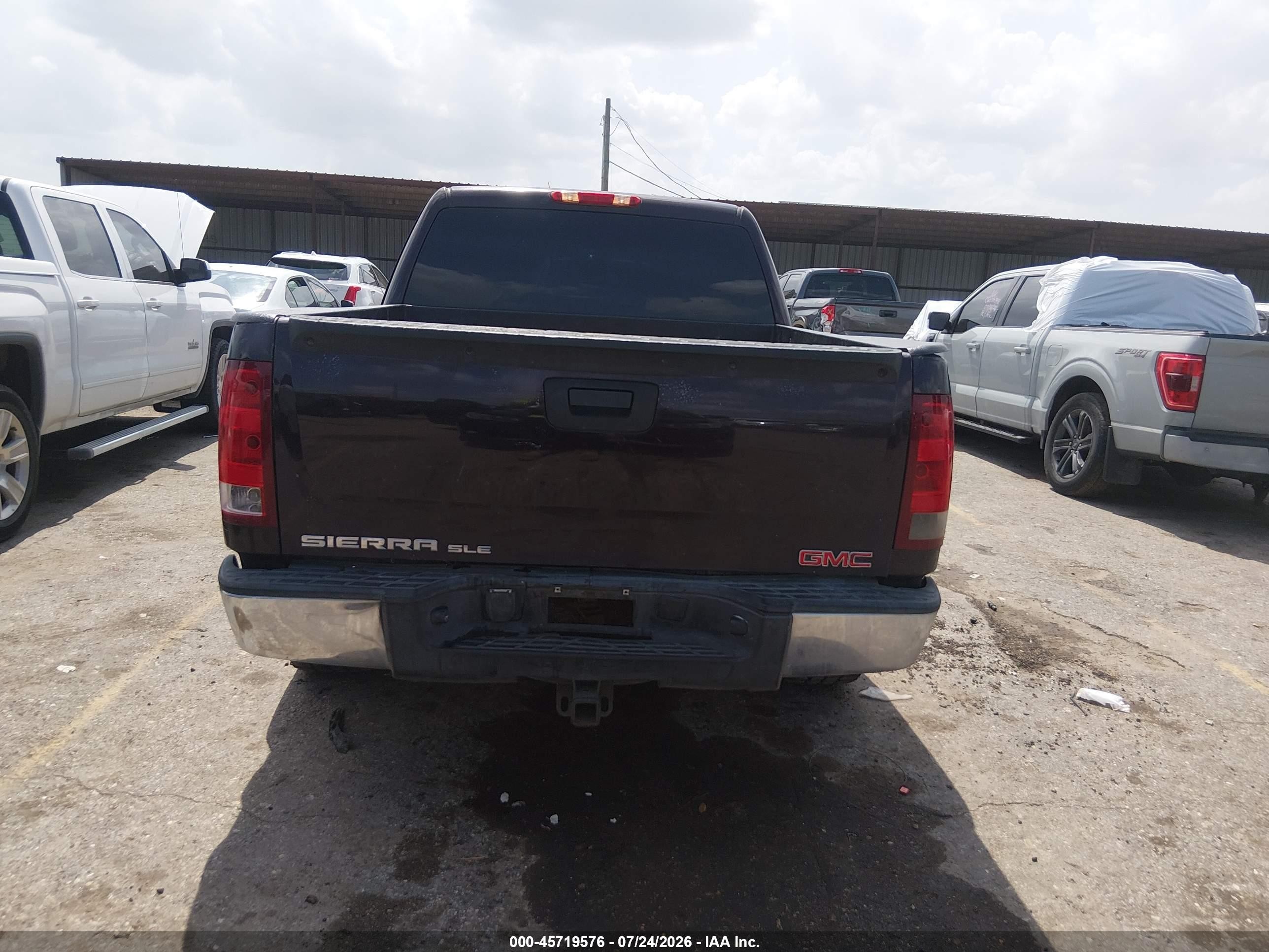 2008 Gmc Sierra 1500 Sle1 Purple vin: 2GTEC13J781193416