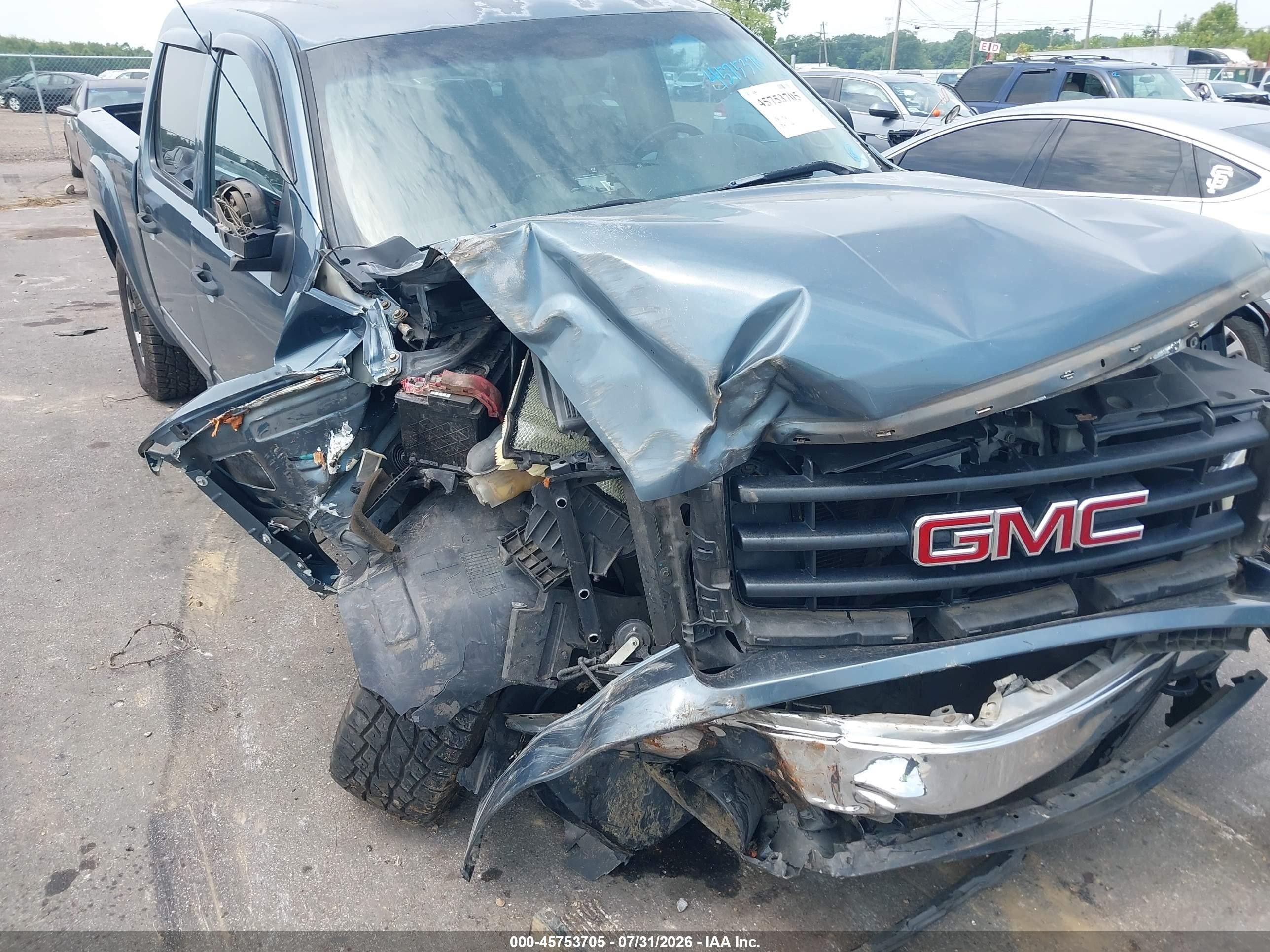 2008 Gmc Sierra 1500 Sle1 Синий vin: 2GTEC13J781230321