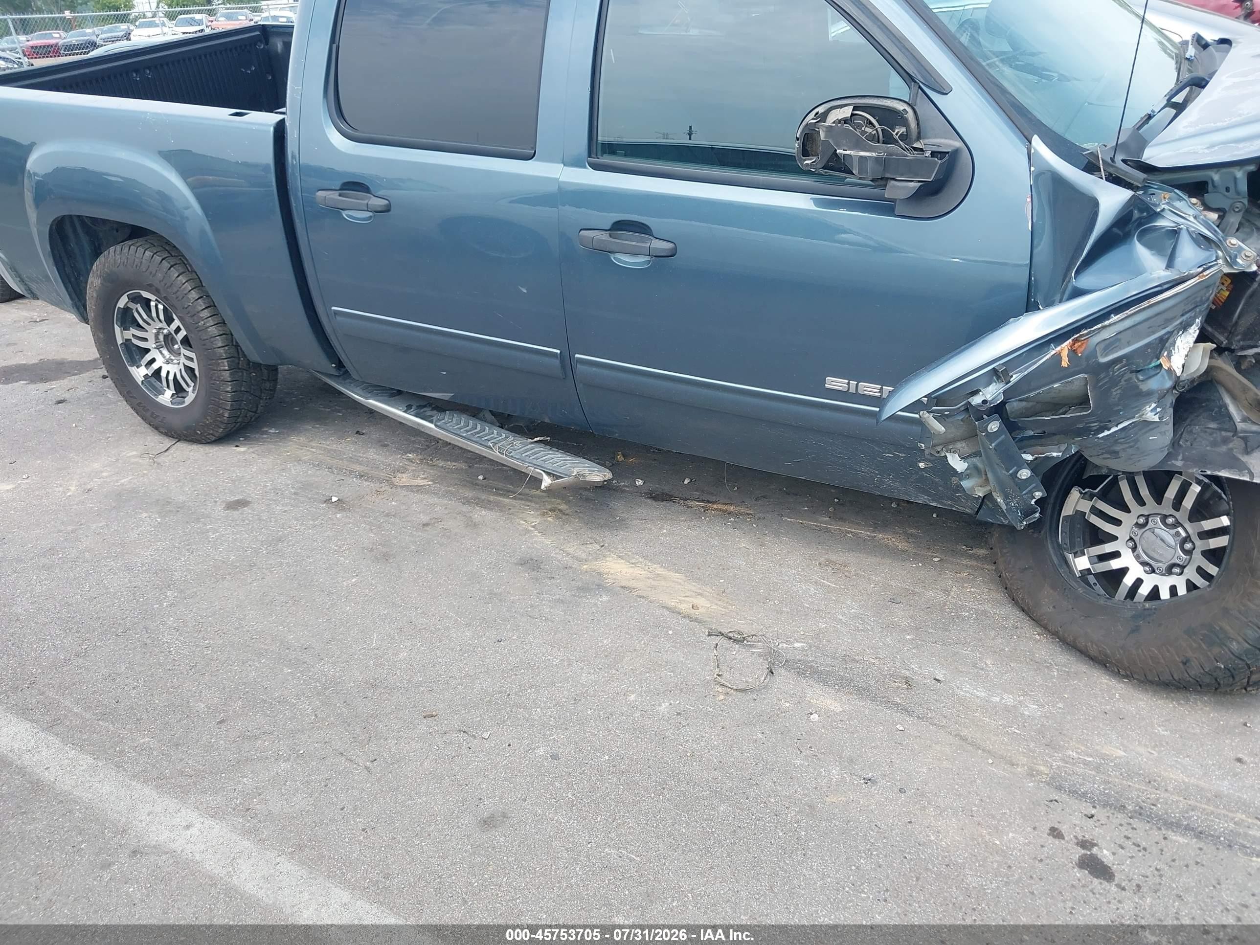 2008 Gmc Sierra 1500 Sle1 Синий vin: 2GTEC13J781230321