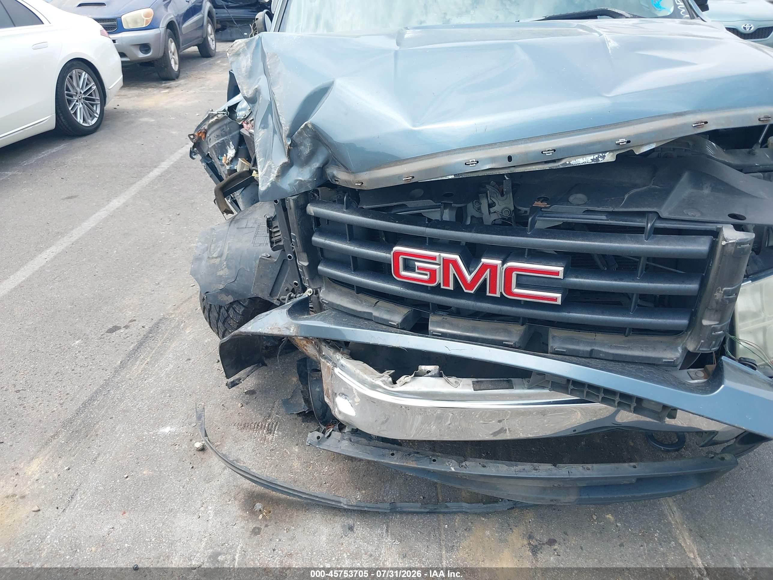 2008 Gmc Sierra 1500 Sle1 Синий vin: 2GTEC13J781230321