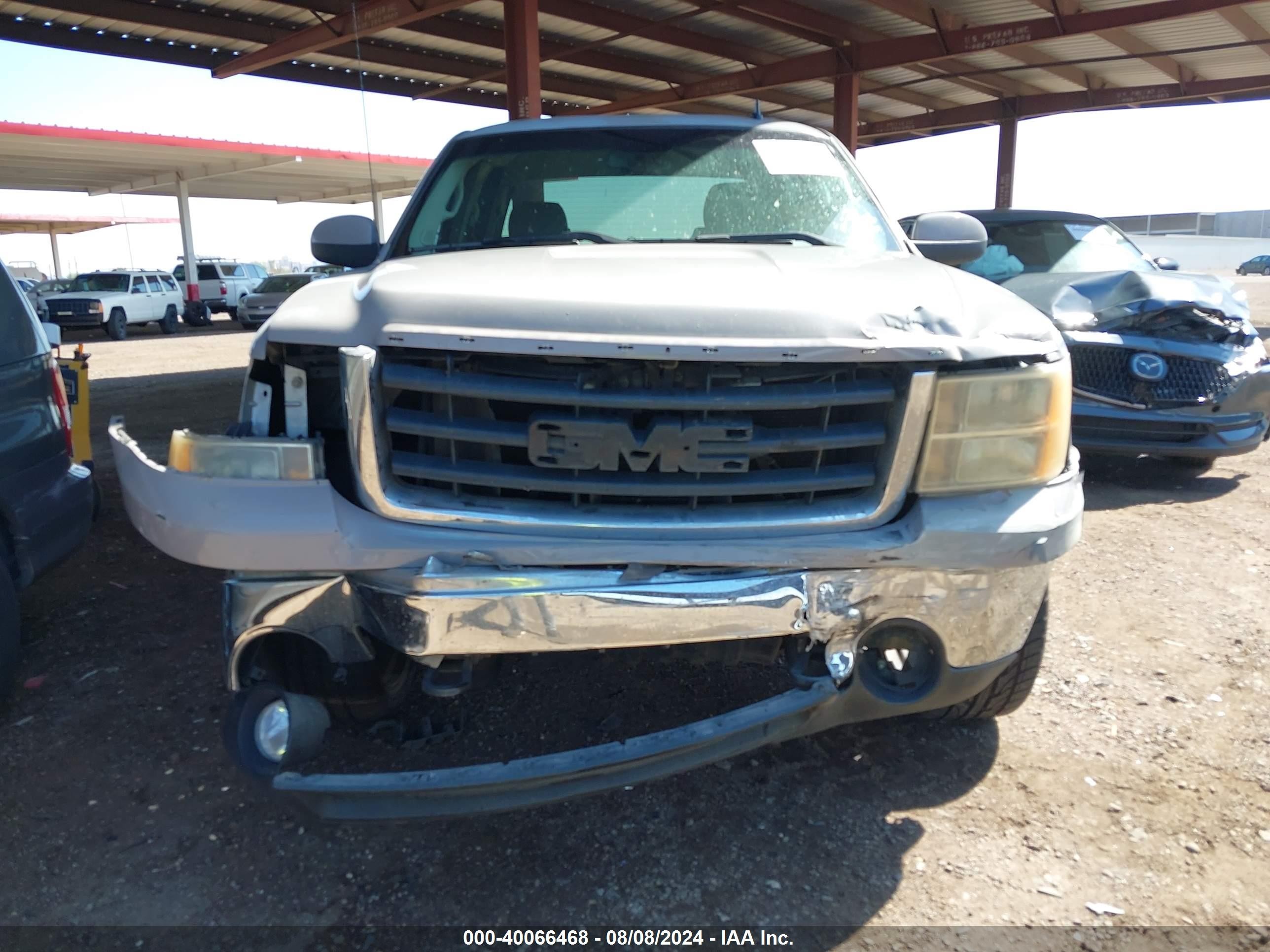 2007 Gmc Sierra 1500 Sle1 Gray vin: 2GTEC13J871504236