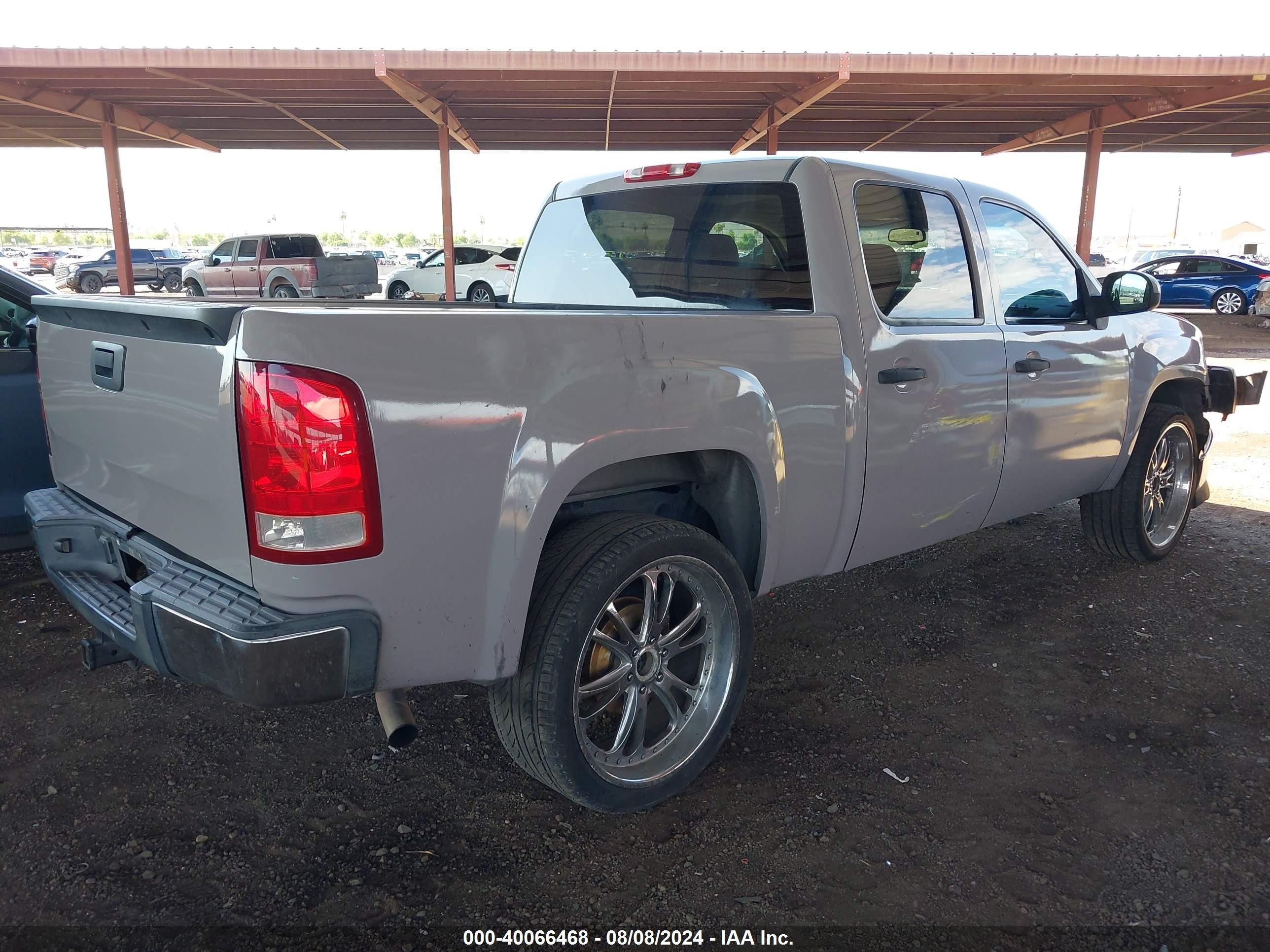 2007 Gmc Sierra 1500 Sle1 Gray vin: 2GTEC13J871504236